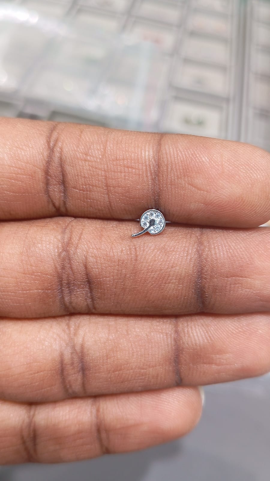 92.5 Sterling Silver Minimal Round Stud Earrings