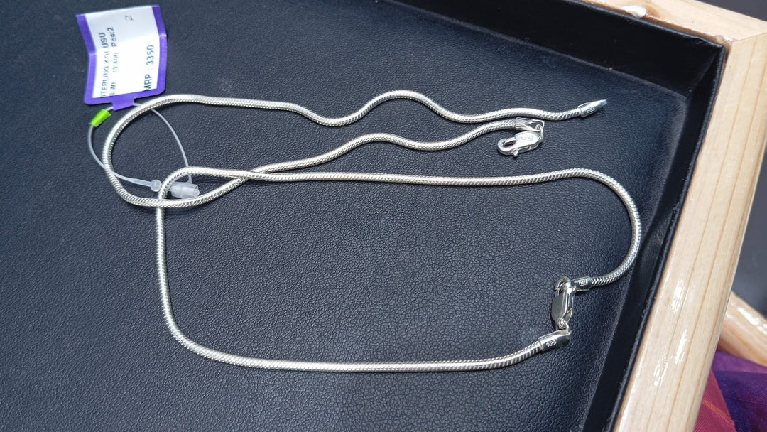 Sterling Silver Snake Chain Anklet
