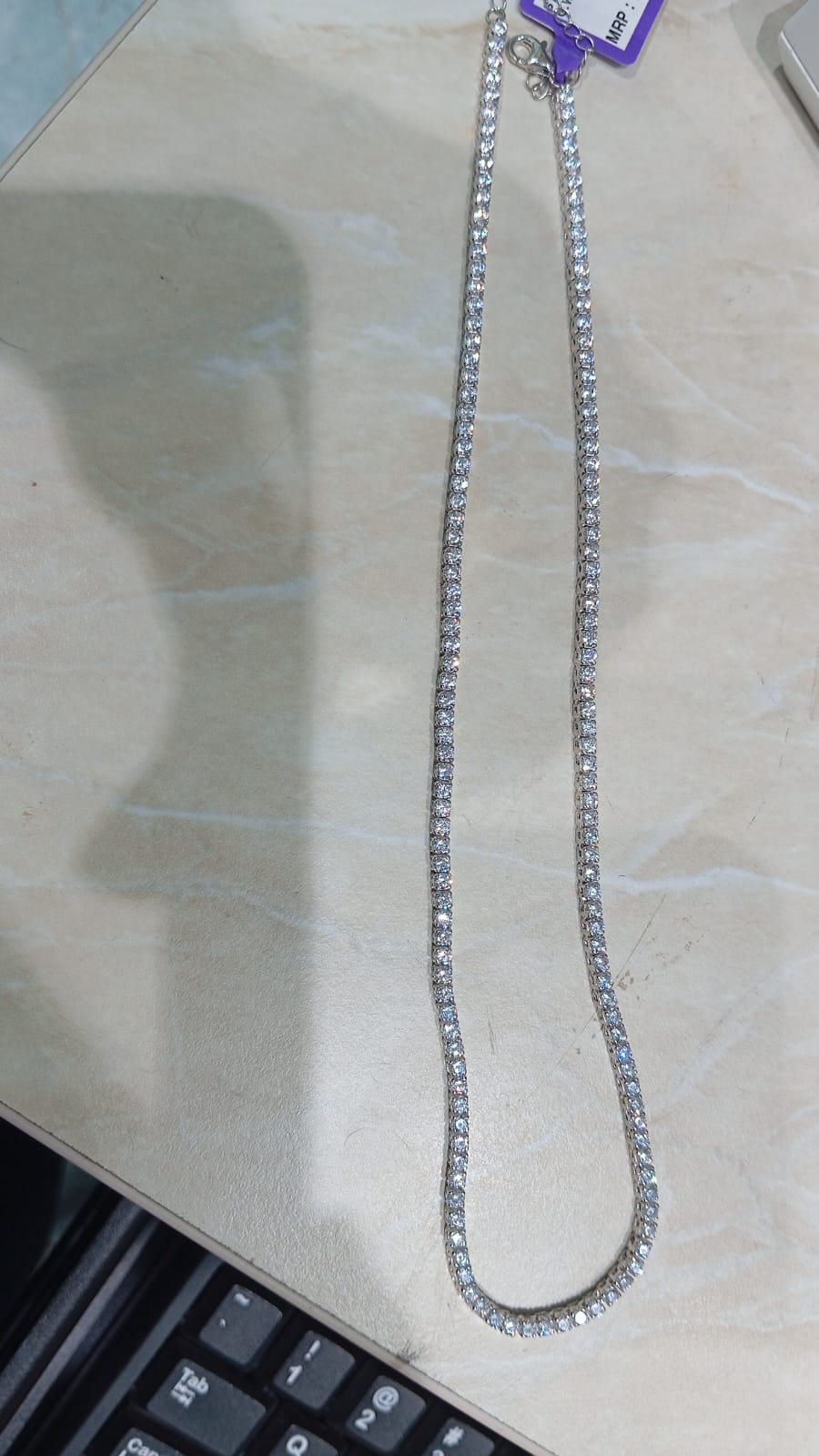Sterling Silver Tennis Chain