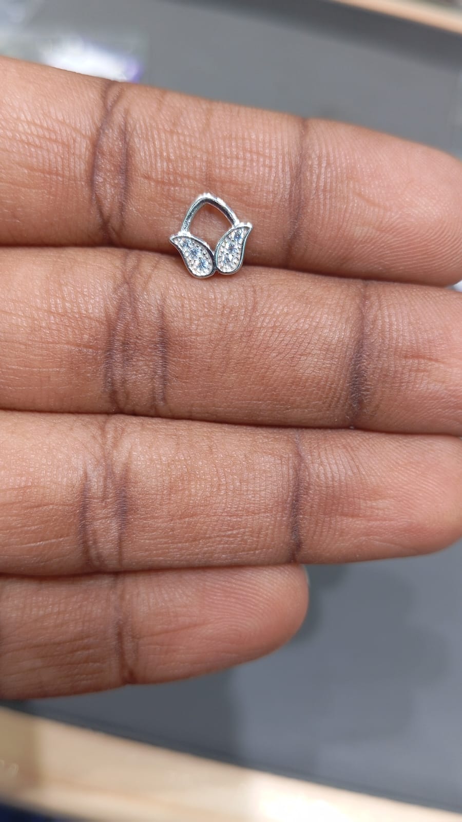 92.5 Sterling Silver Dual Leaf Stud Earrings