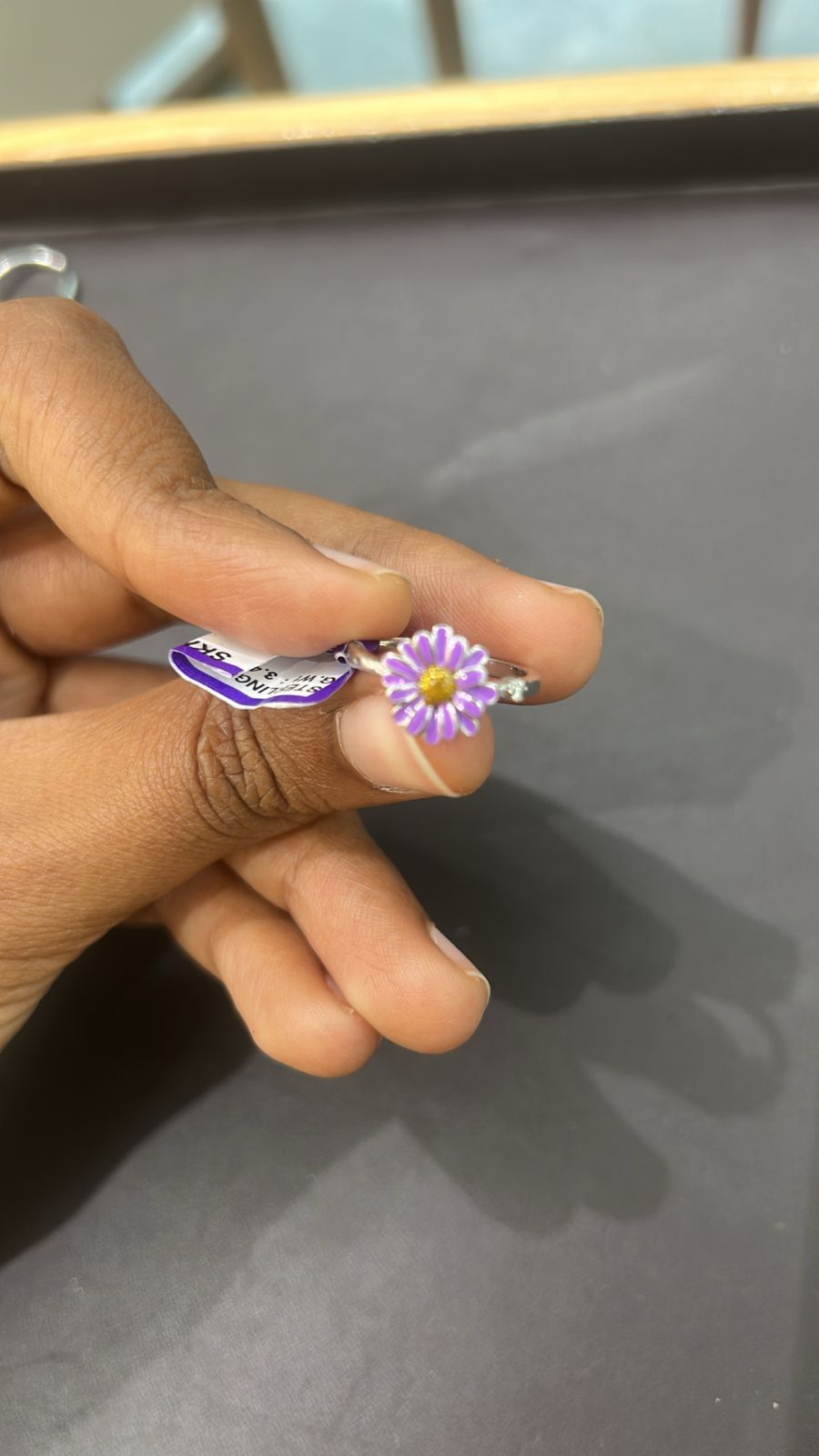 925 Silver Fancy Floral Toe Ring