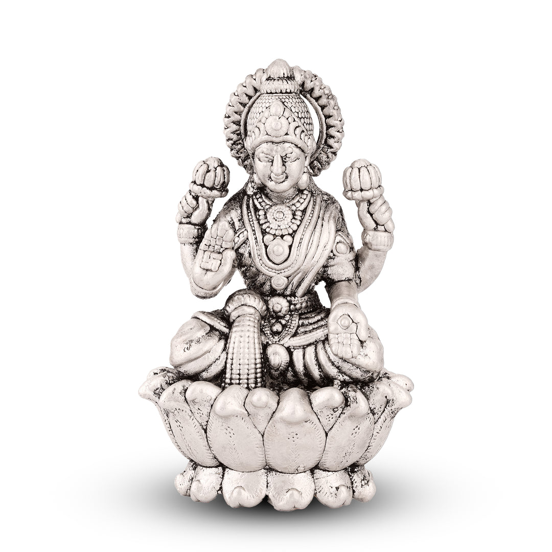 92.5 Sterling Silver Antique Lakshmi Vigraham