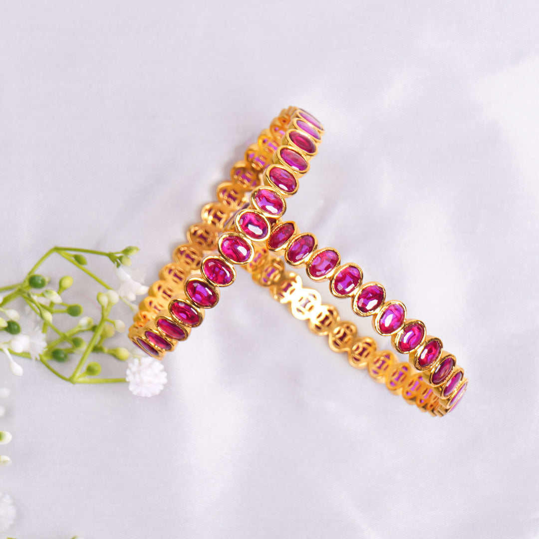 Ruby Antique Bangle