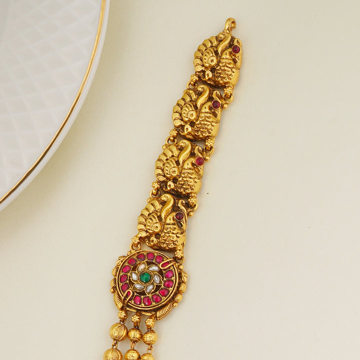 South Indian bridal ruby necklace