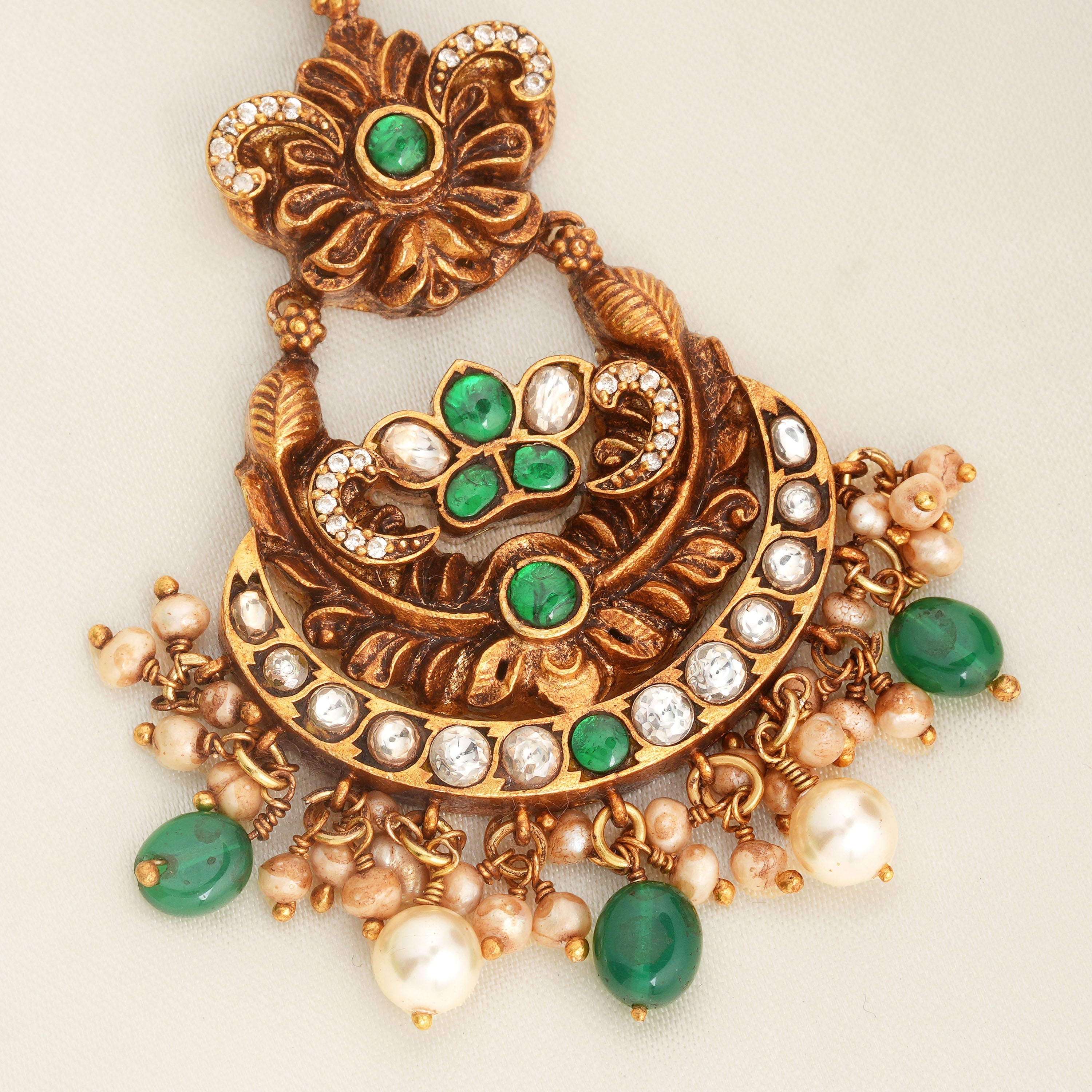 Antique Gold-Plated Maang Tikka