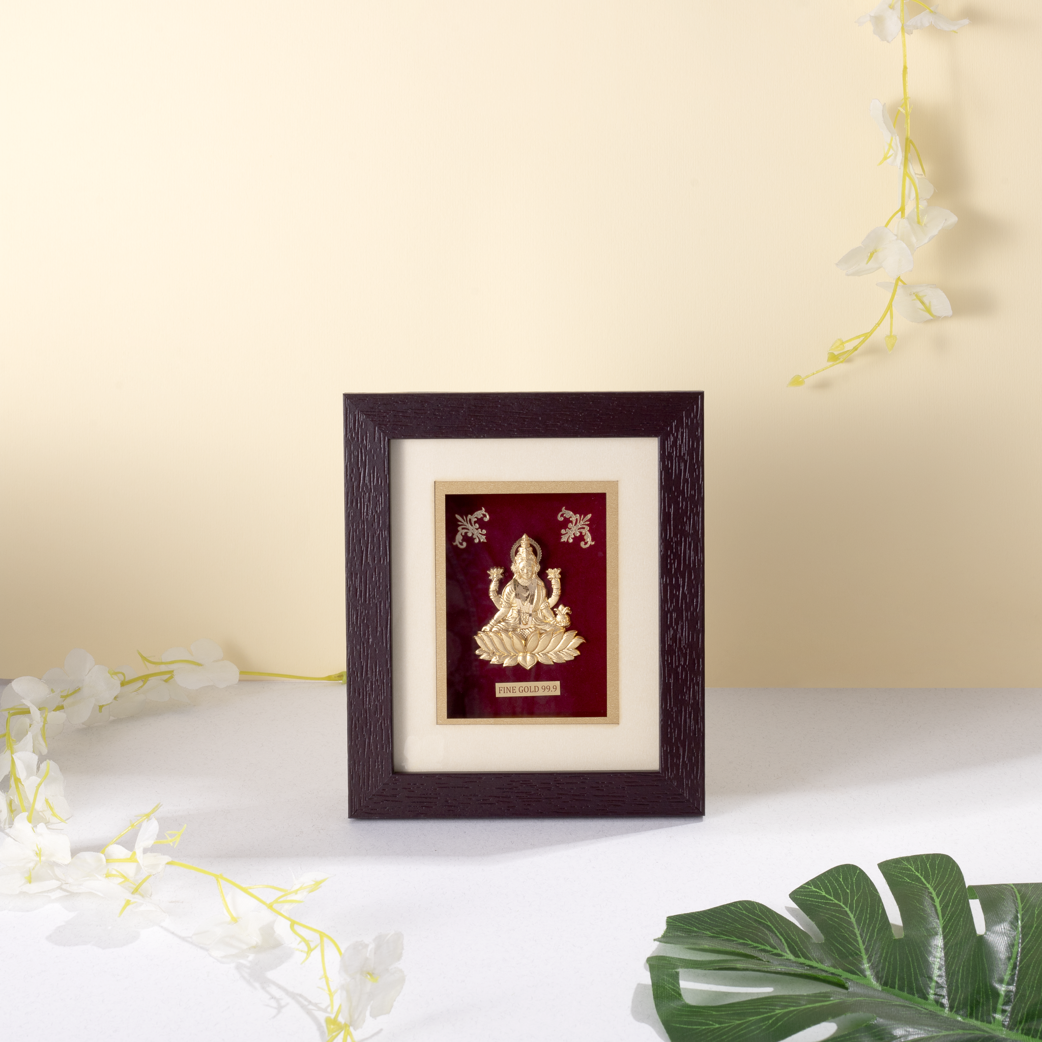 24KT Gold Foil  Goddess Lakshmi  Frame