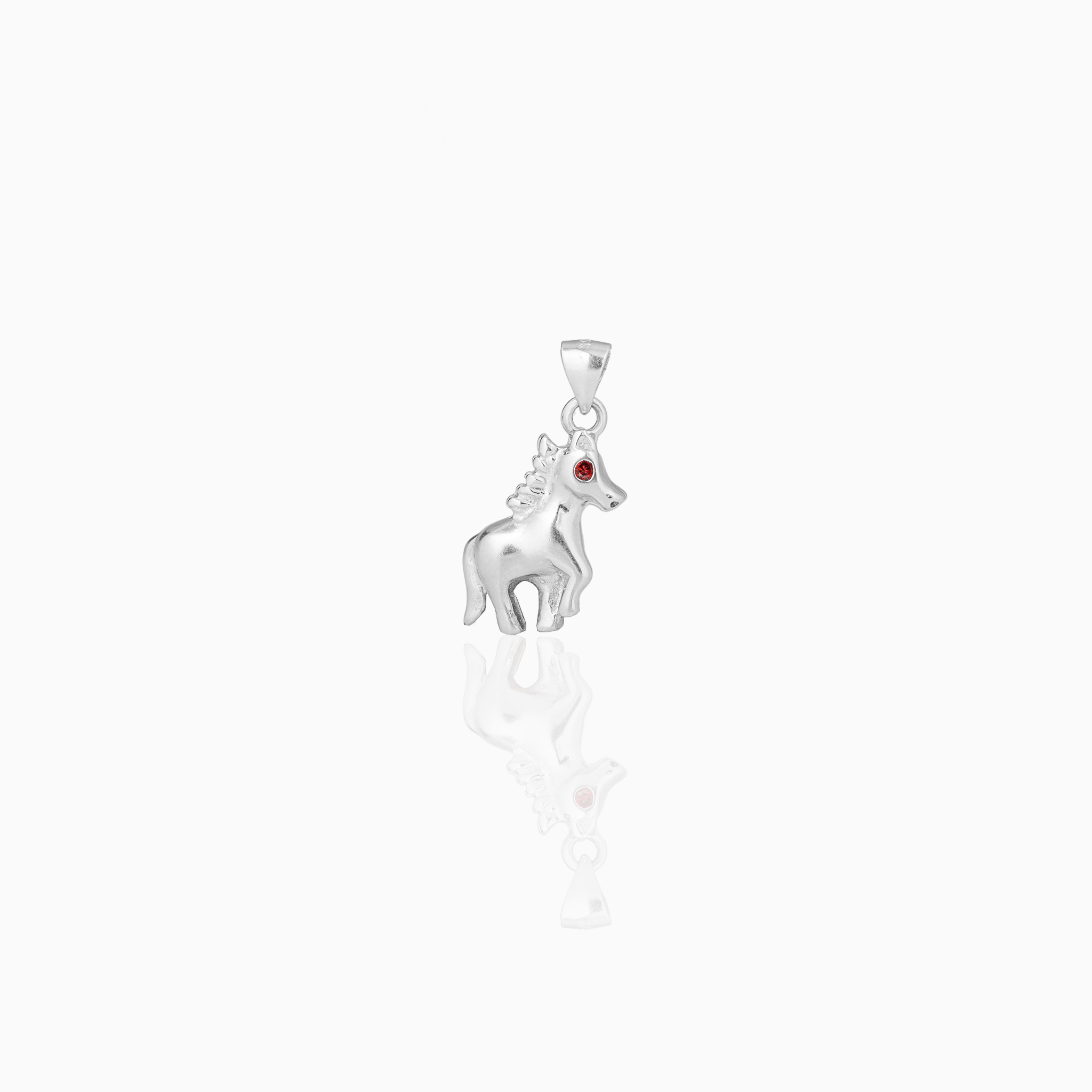 Horse Charm Sterling Silver Pendant