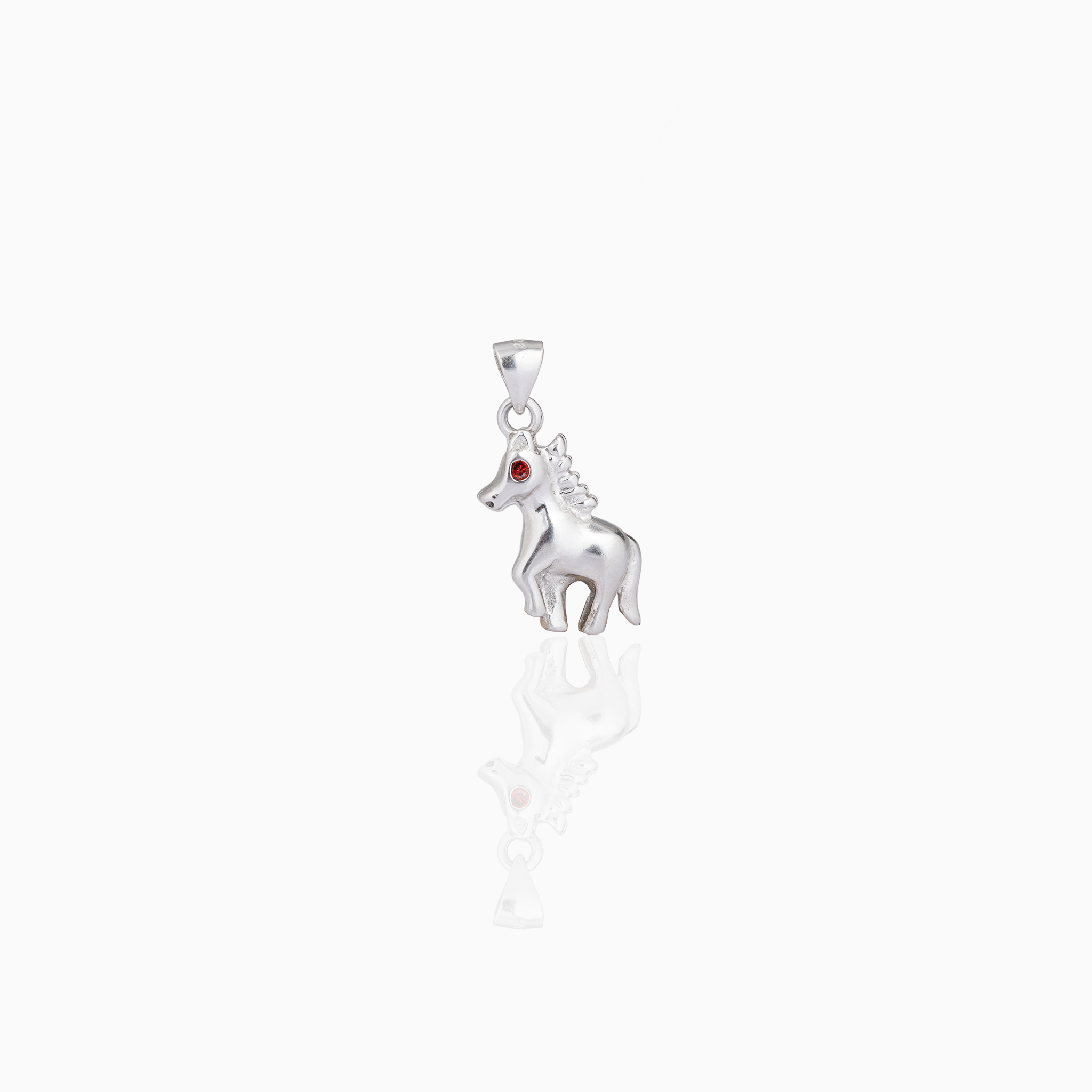 Horse Charm Sterling Silver Pendant