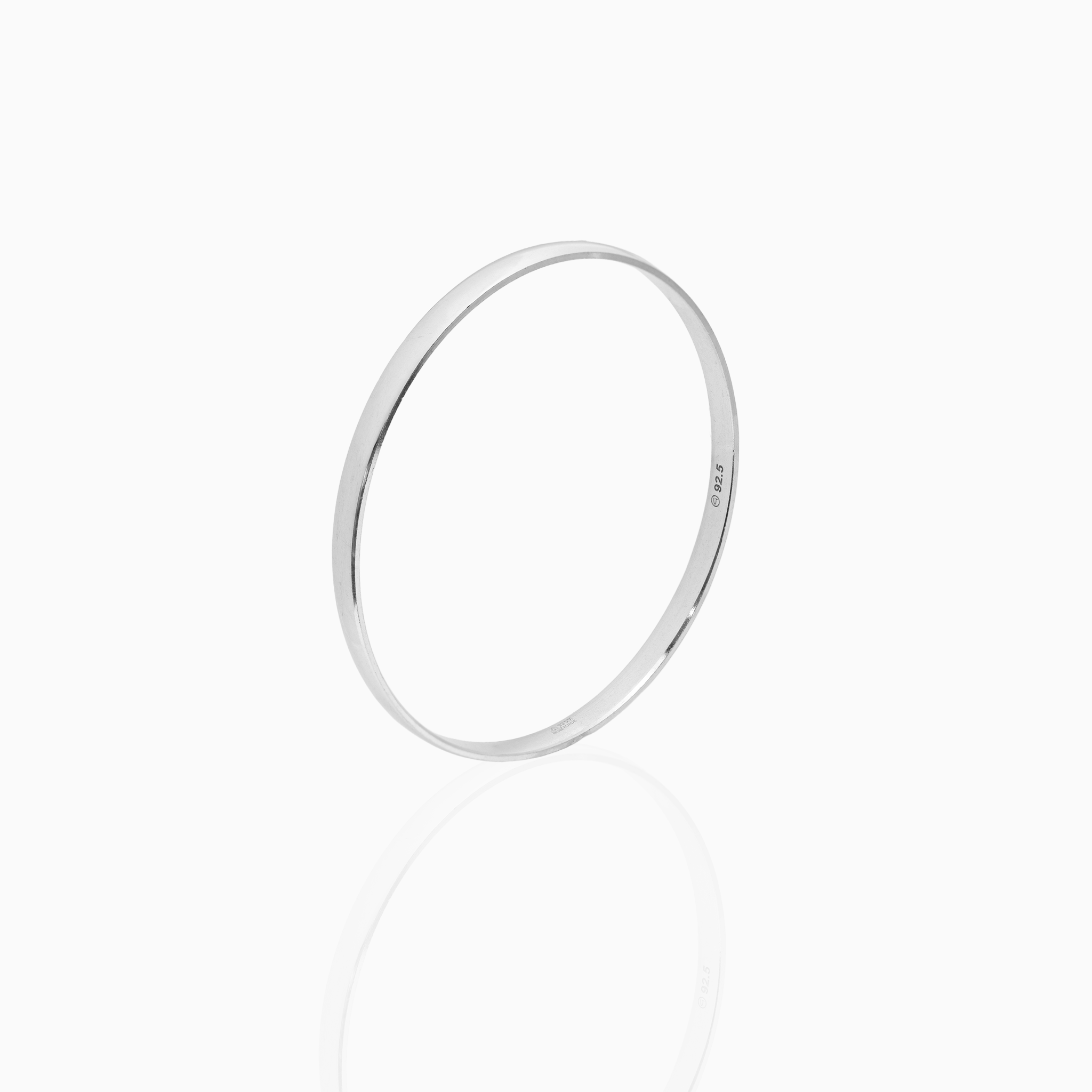 Classic Plain Silver Kada