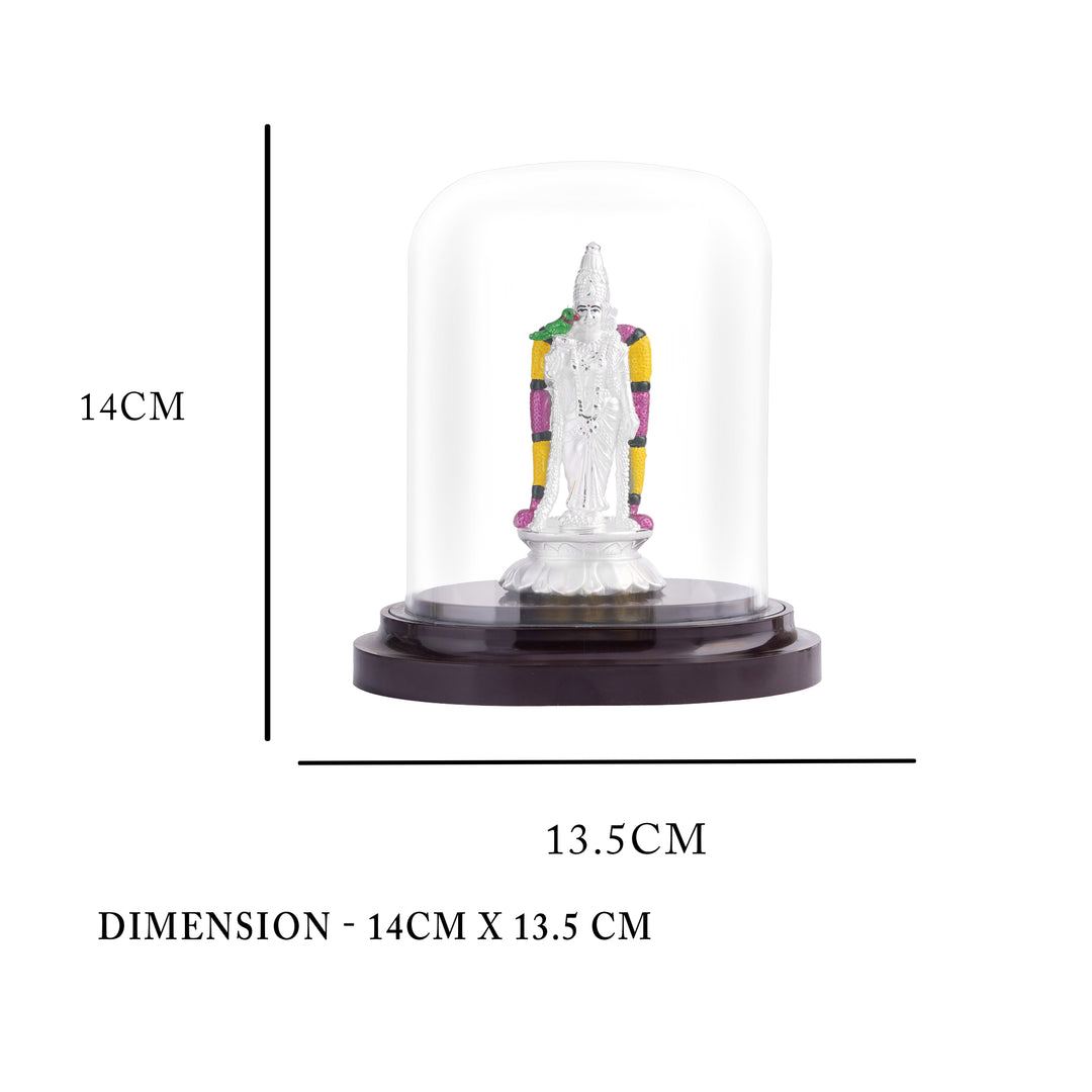 14 CM Meenakshi Silver Idol for Temple and Gifting