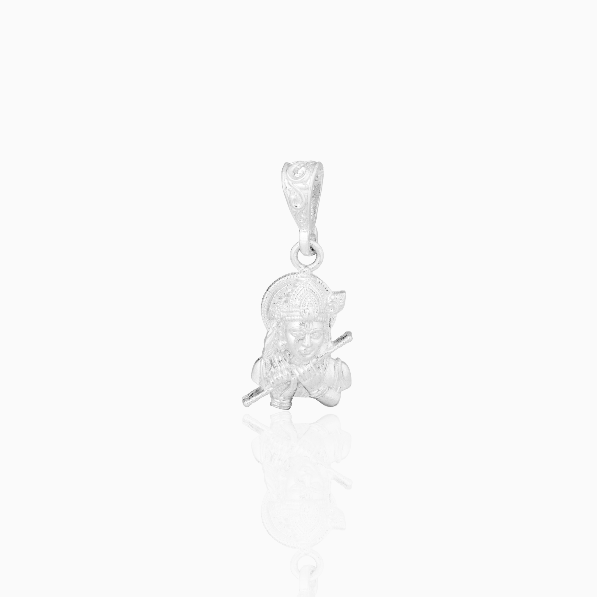 Bal Krishna Sterling Silver Pendant