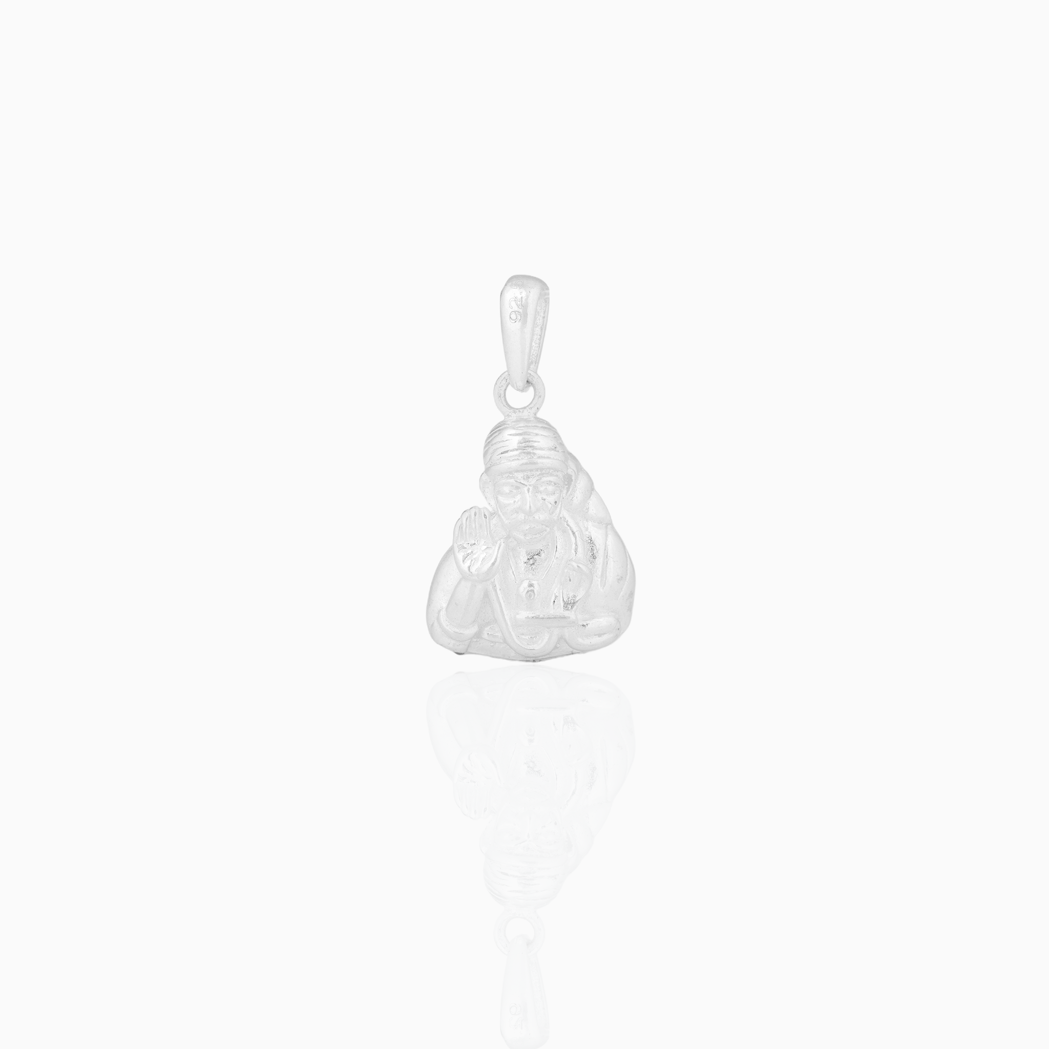 Sai Baba Sterling Silver Pendant