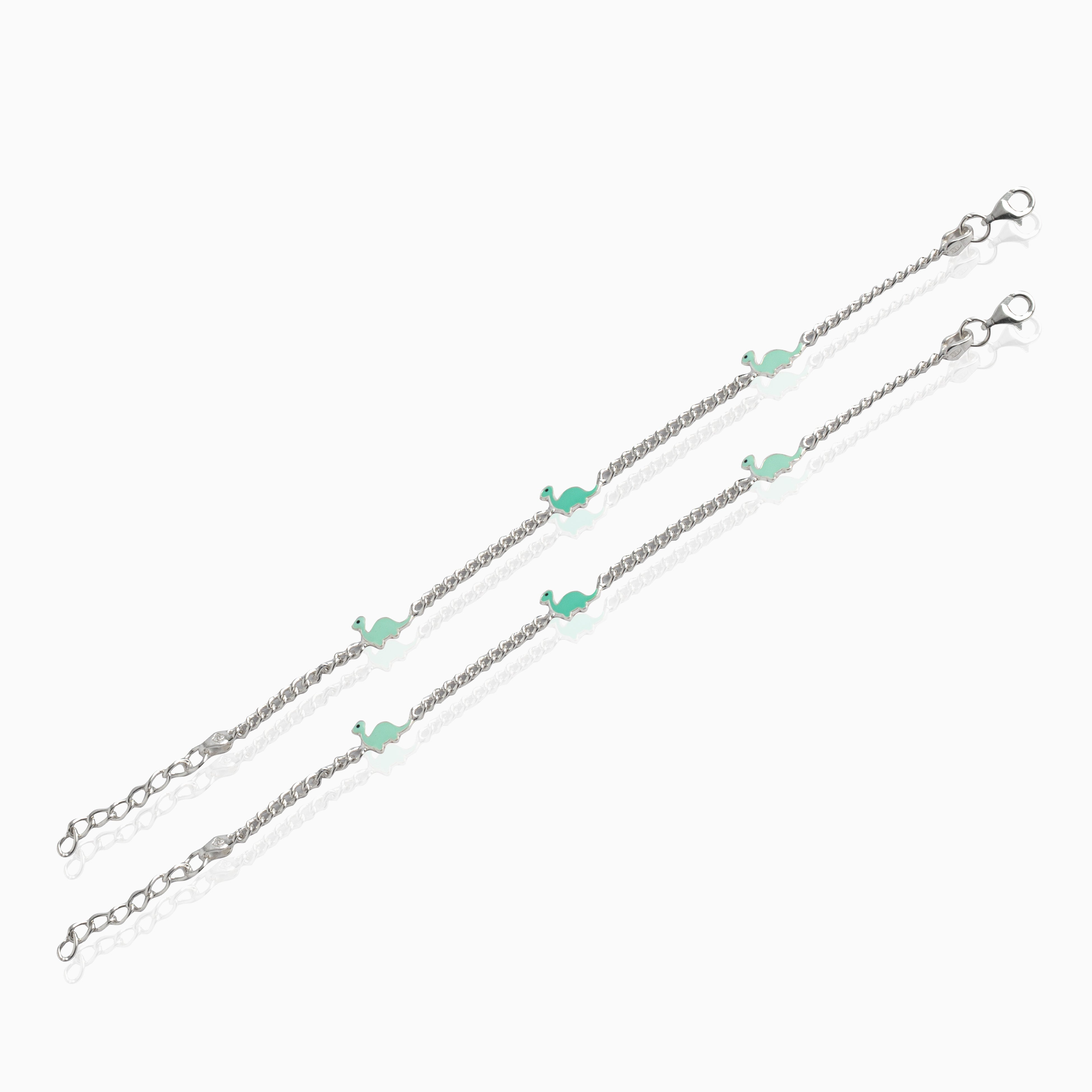 Adjustable Blue Camel Charm Anklet