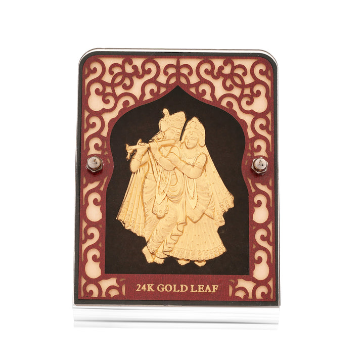 24KT Gold Foil Radha Krishna Frame