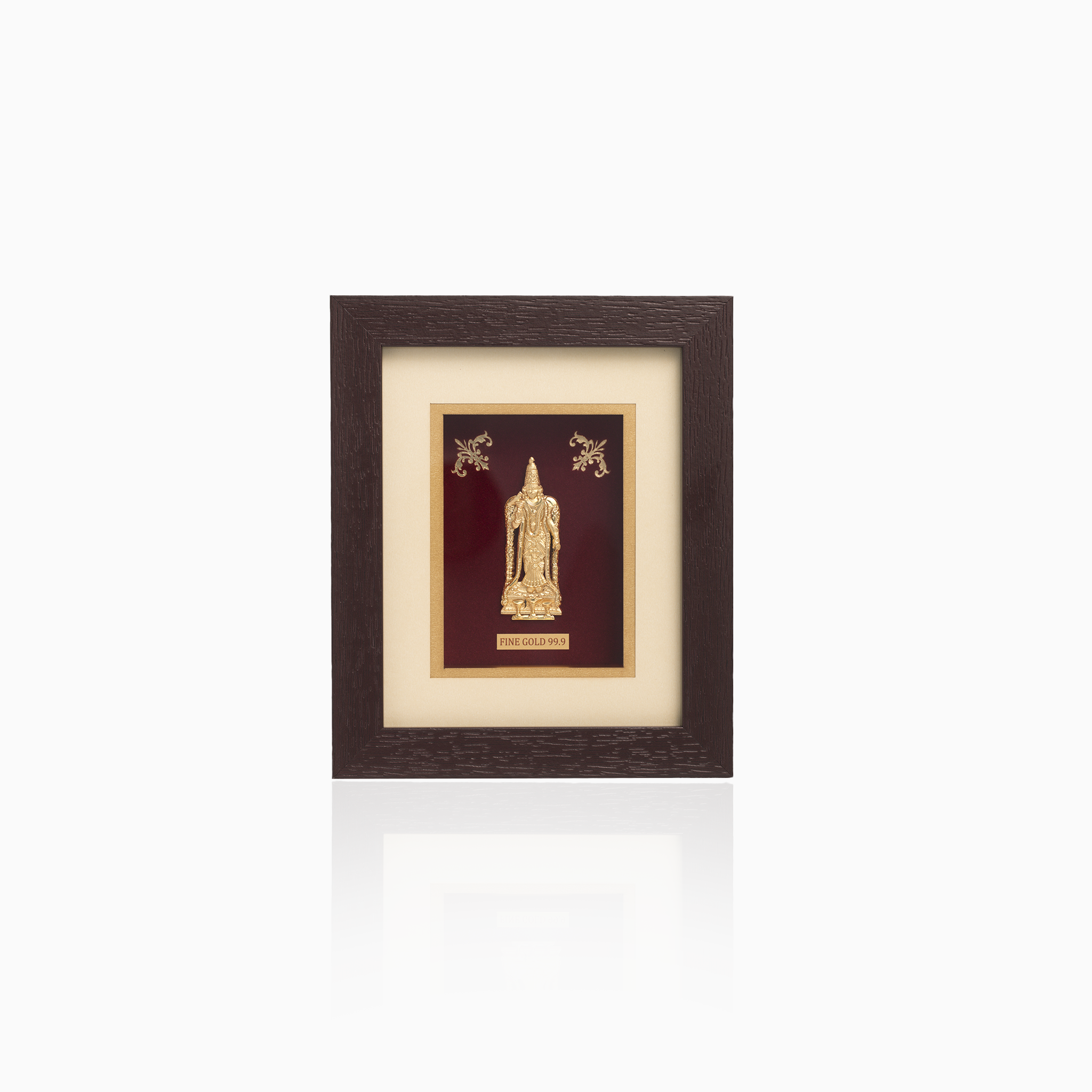 24KT gold foil Meenakshi photo frame
