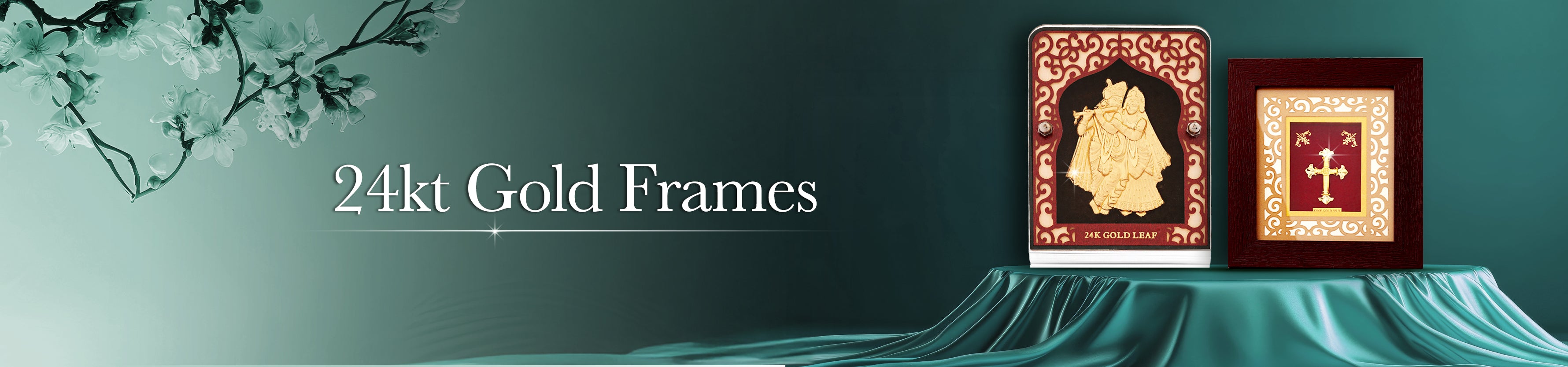 Gold frame Banner Desktop