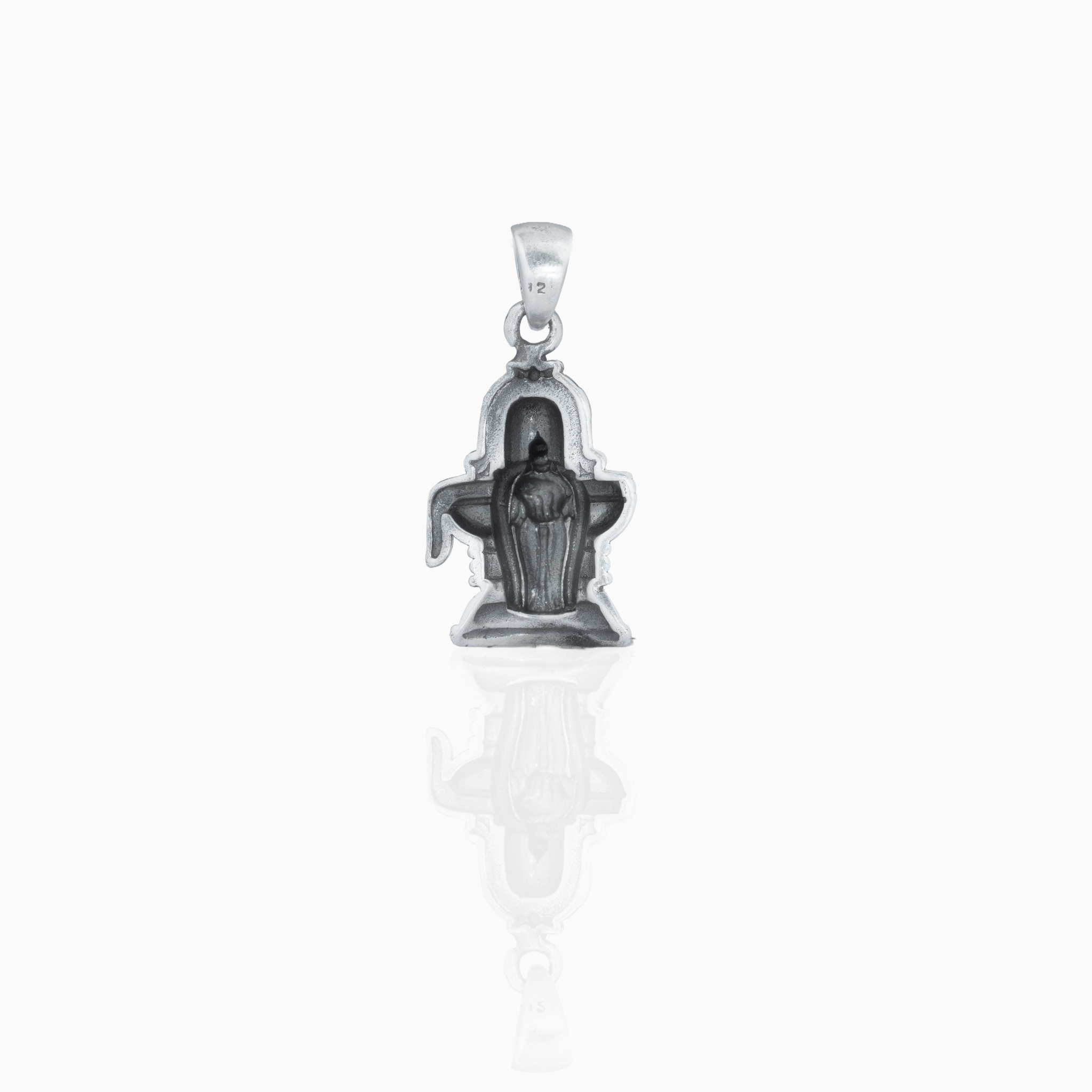 Meenakshi Sundareshwar Sterling Silver Pendant