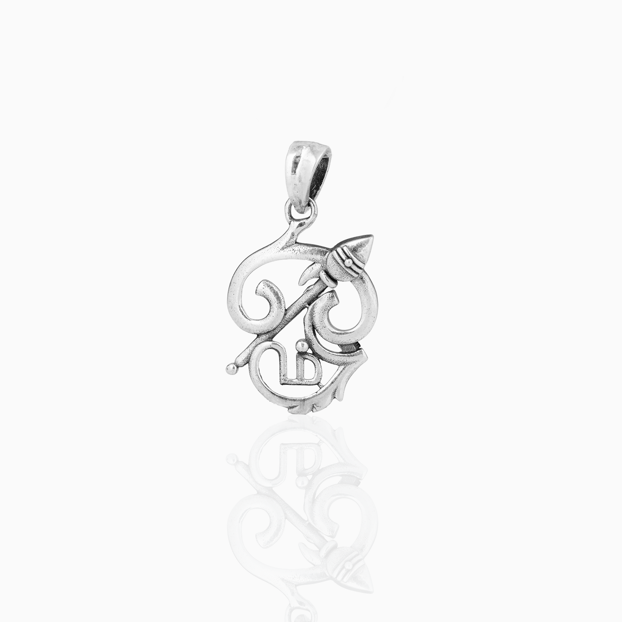 Om Vel Sterling Silver Pendant