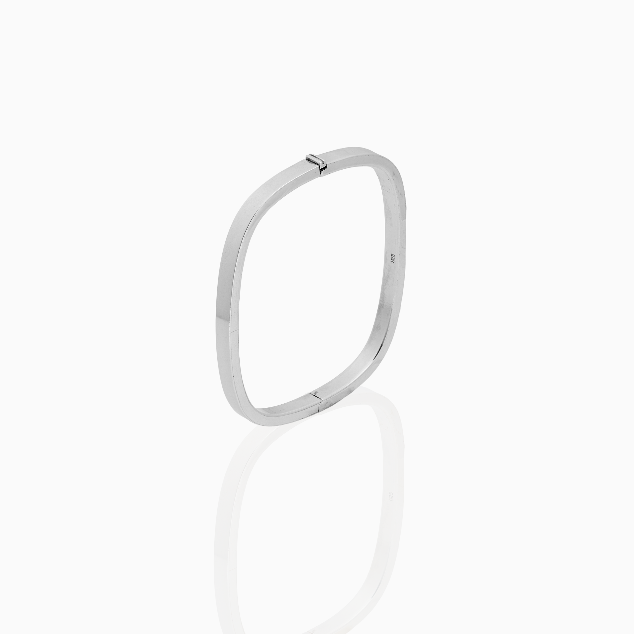Classic Plain Silver Kada for Men