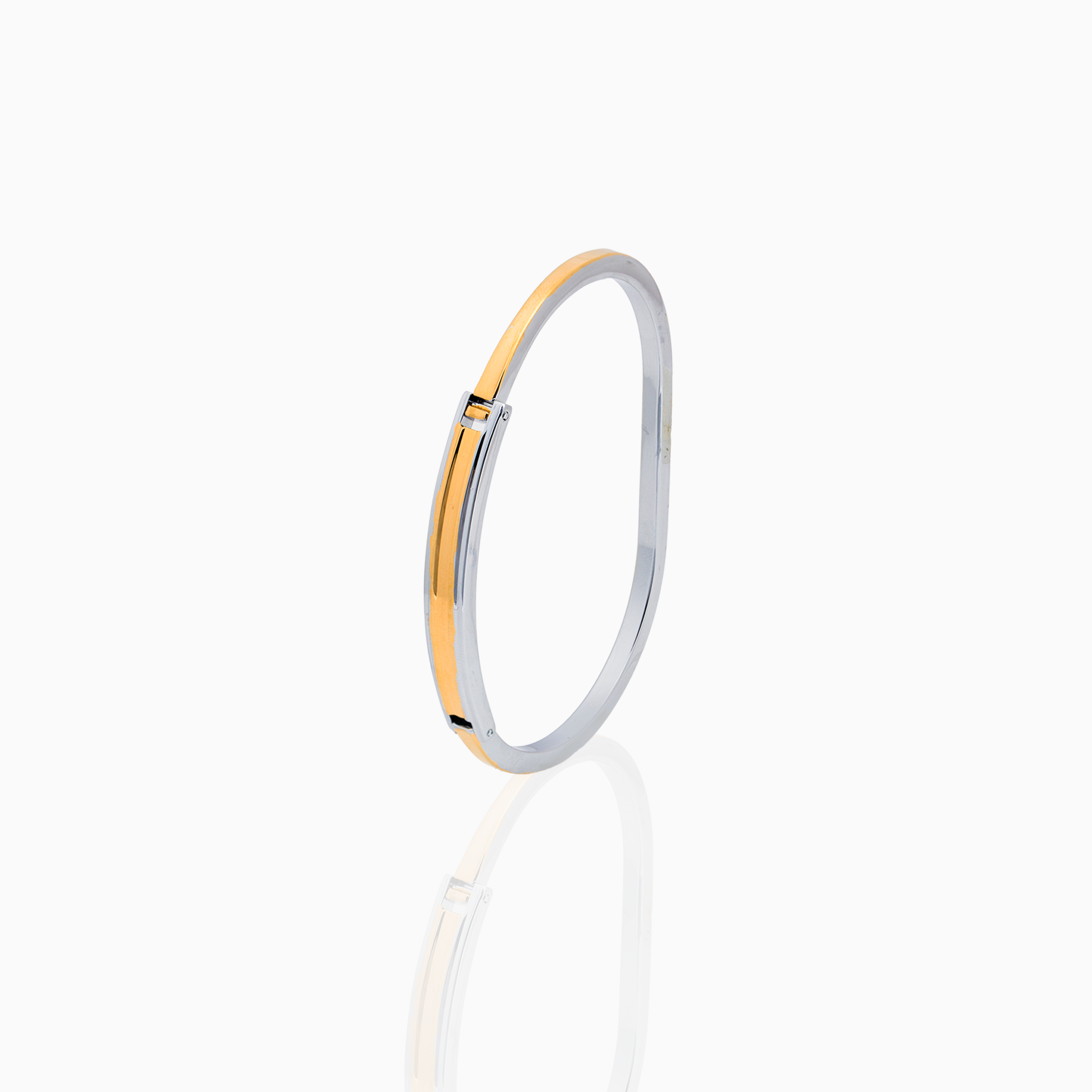 Dual-Tone Silver Kada