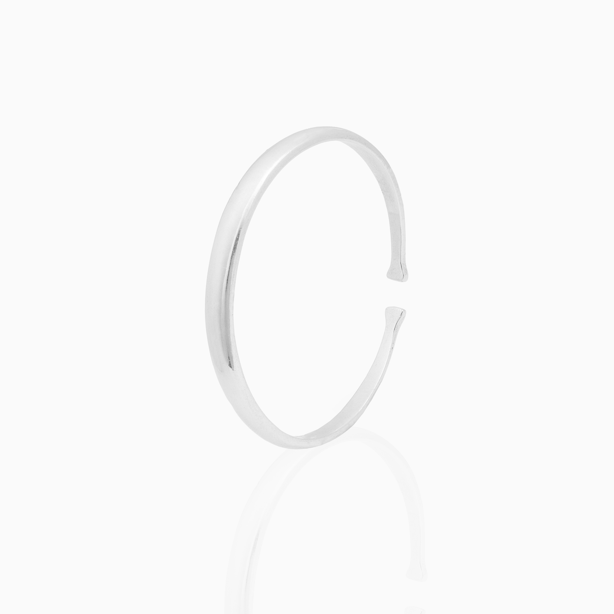 Classic Sterling Silver Plain kada