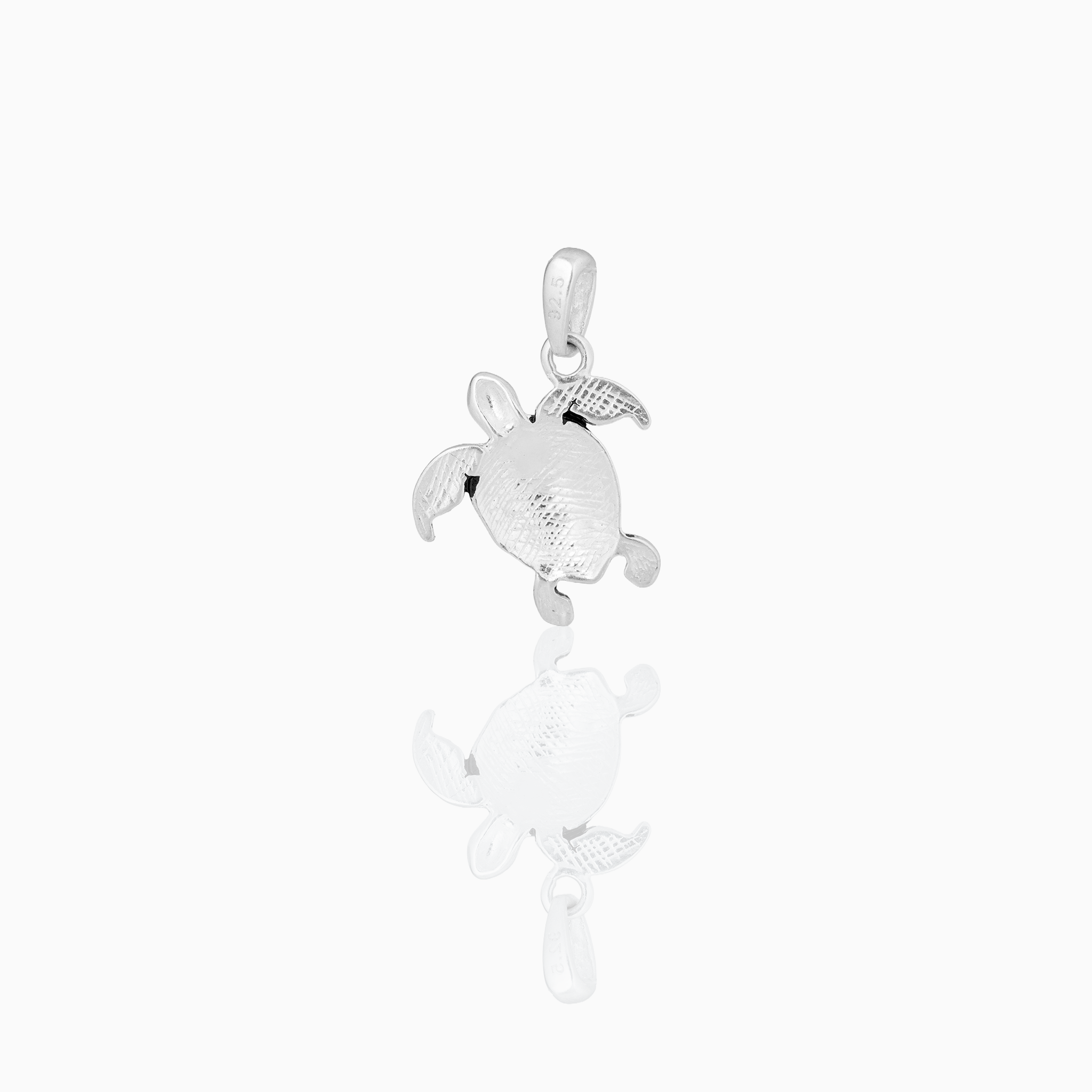 Cute Turtle Sterling Silver Charm