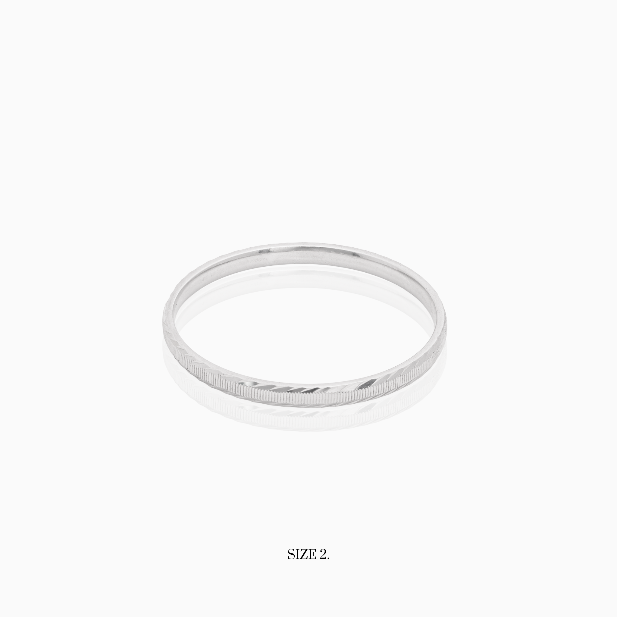 Textured Sterling Silver Kada