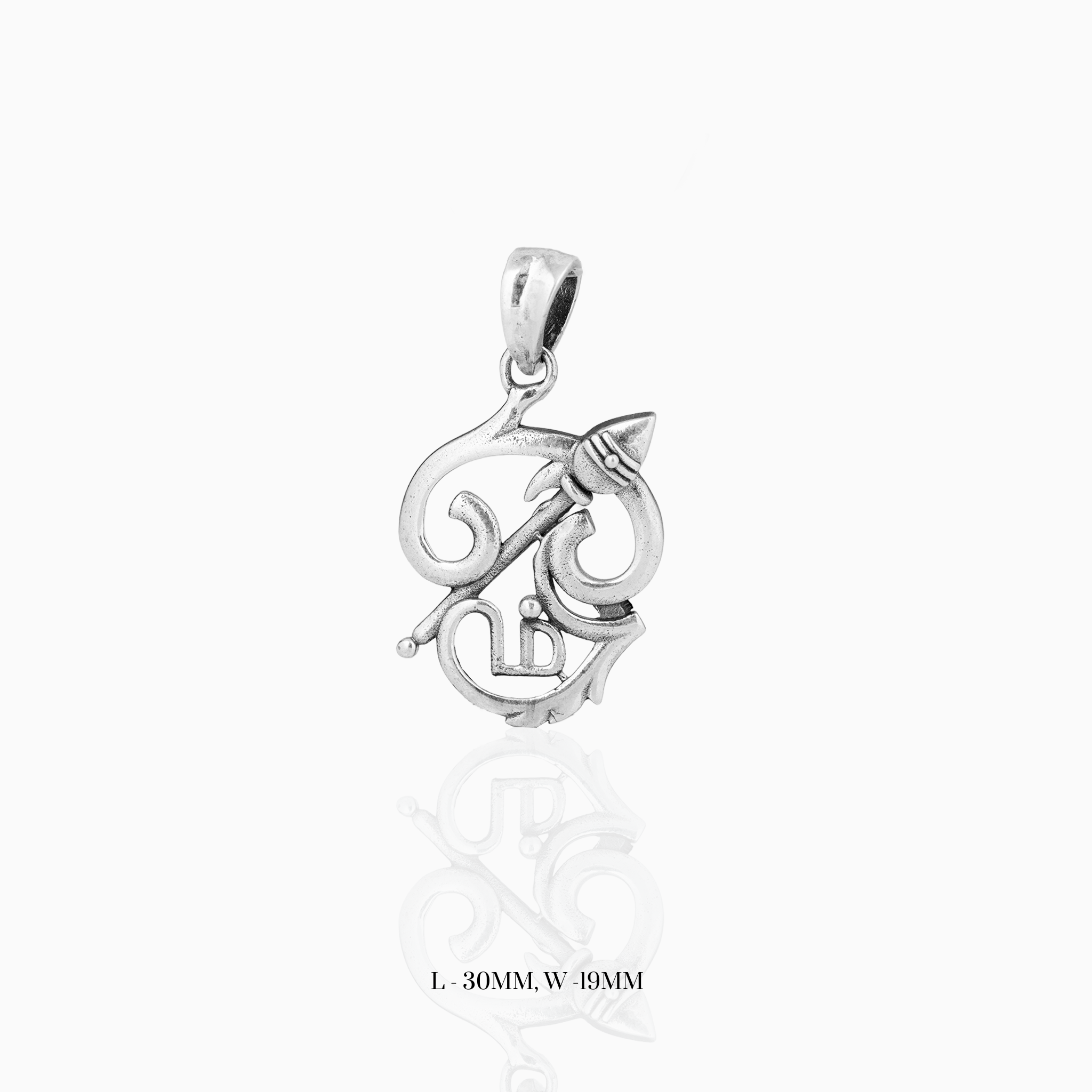 Om Vel Sterling Silver Pendant