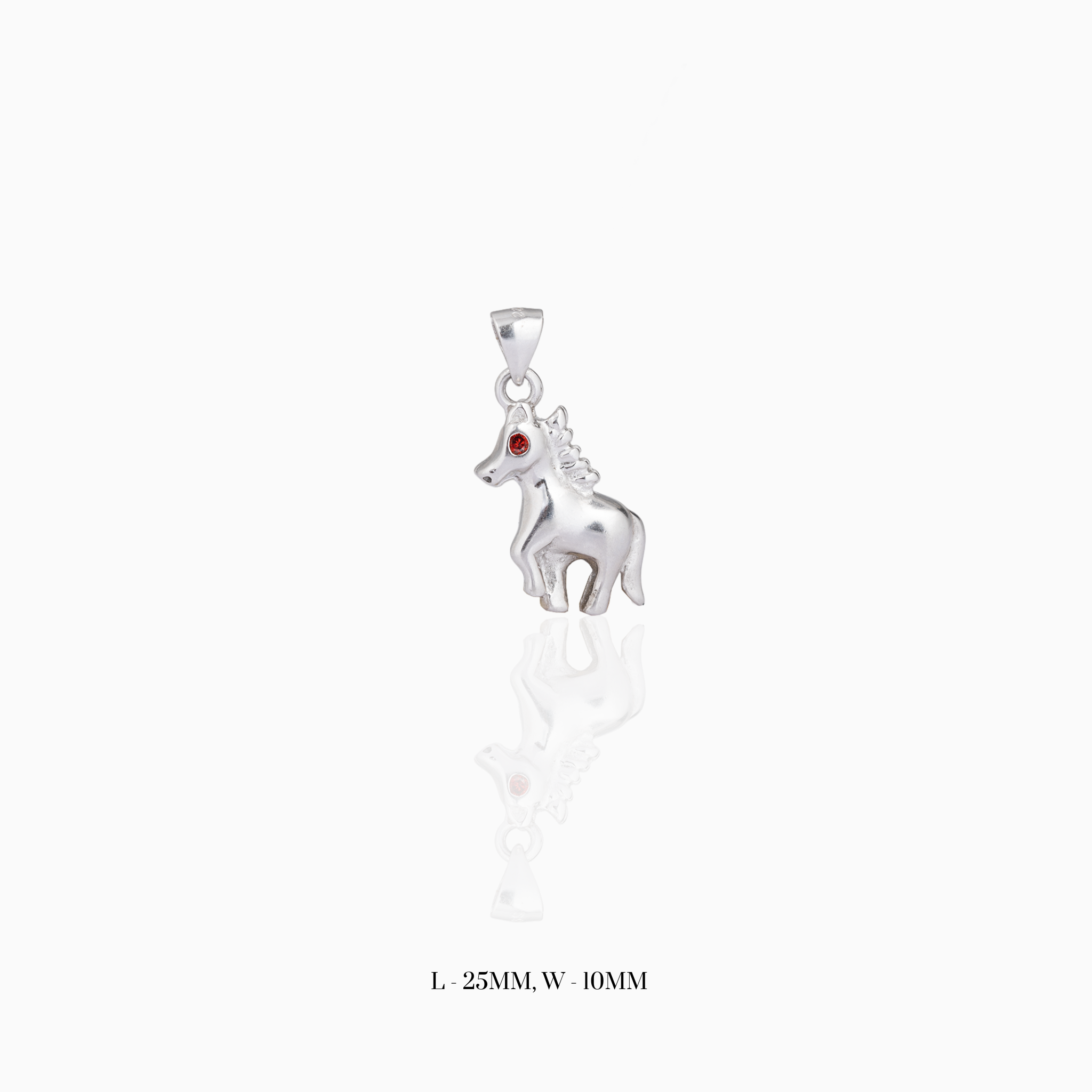 Horse Charm Sterling Silver Pendant