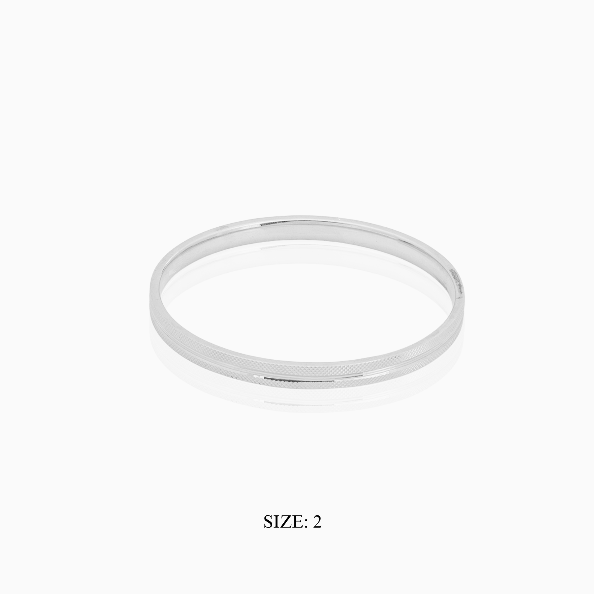 Sterling Silver Textured Kada