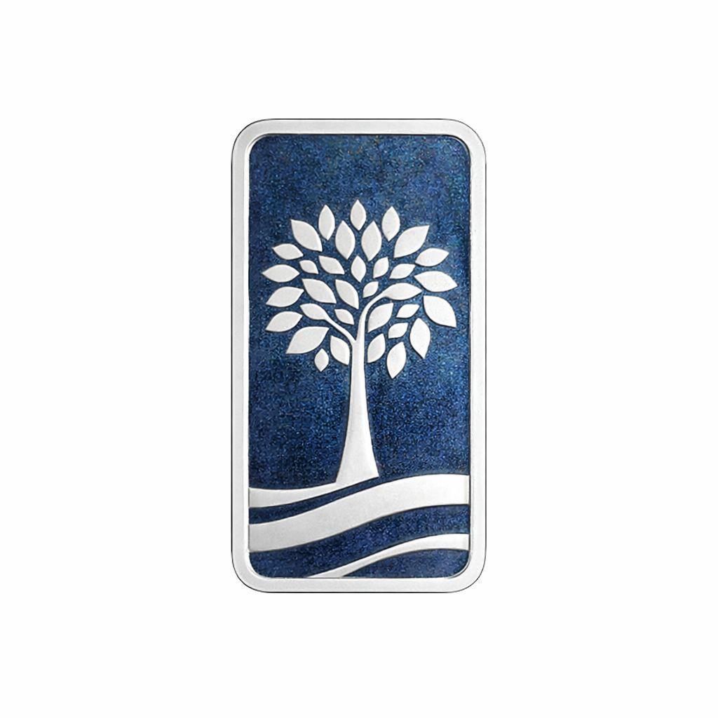 5 Gram 999 Pure Silver Bar with Tree Engraving Ishna
