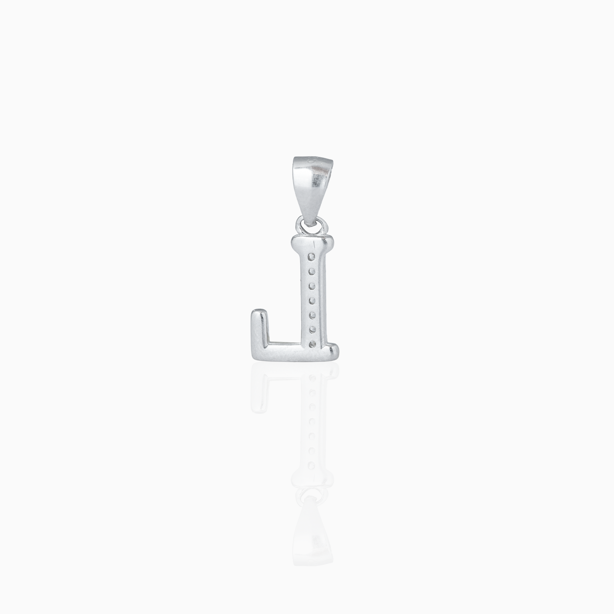Silver Initial “L” Pendant