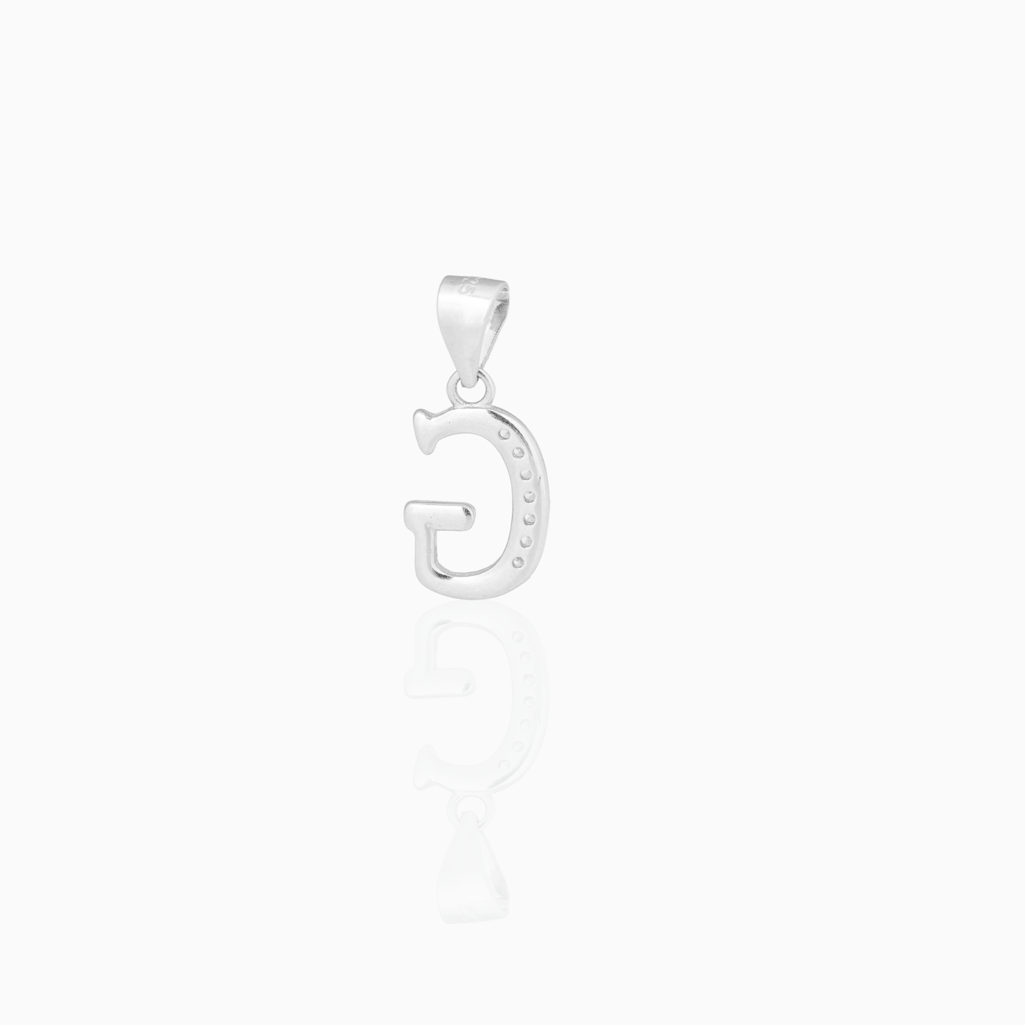 Silver Initial “G” Pendant