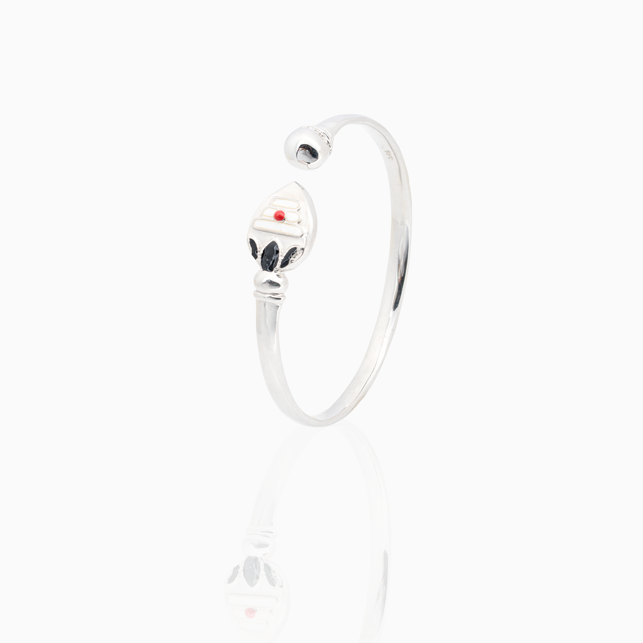 Murugan Vel Design Sterling Silver Kada