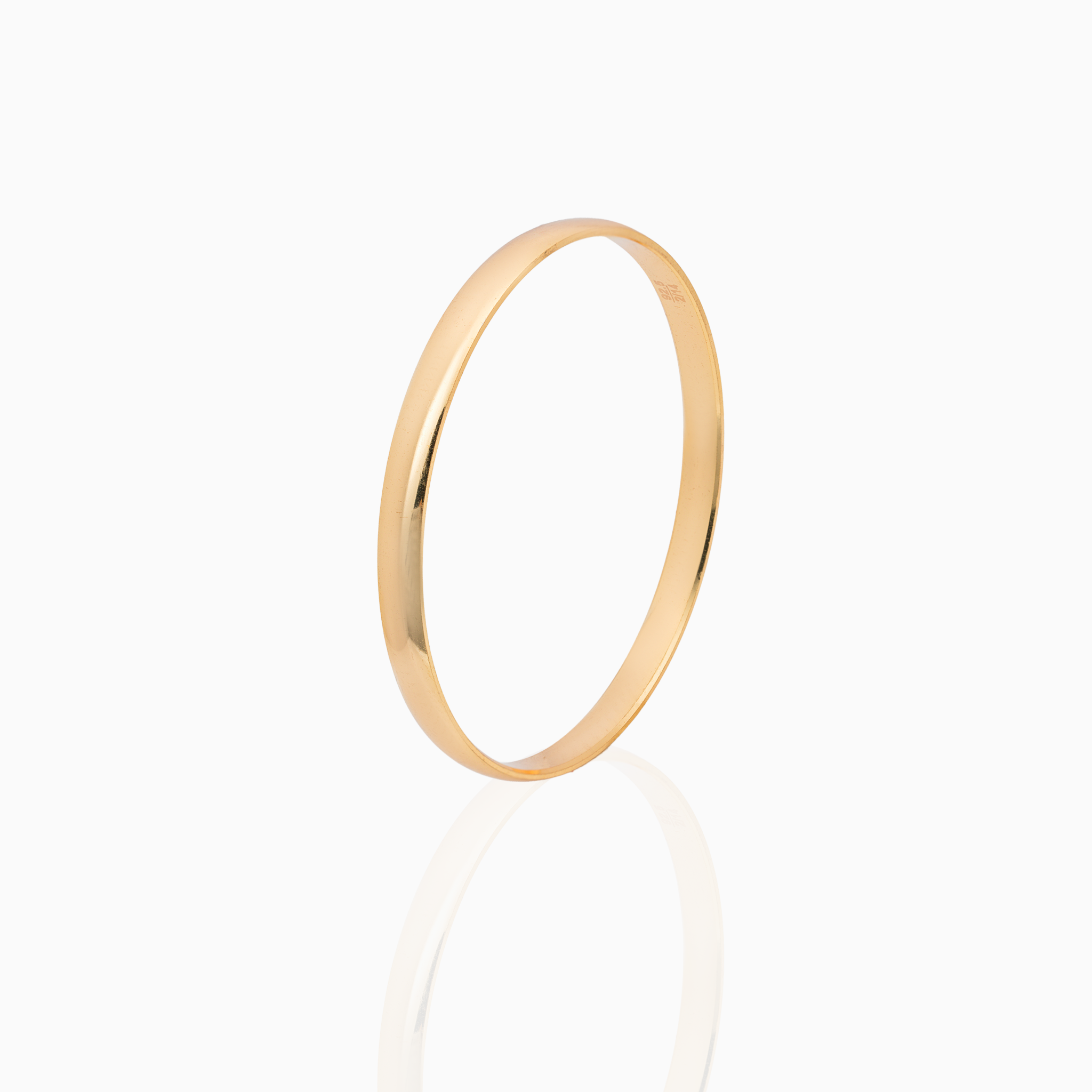 Gold-Plated Silver Smooth Finish Kada