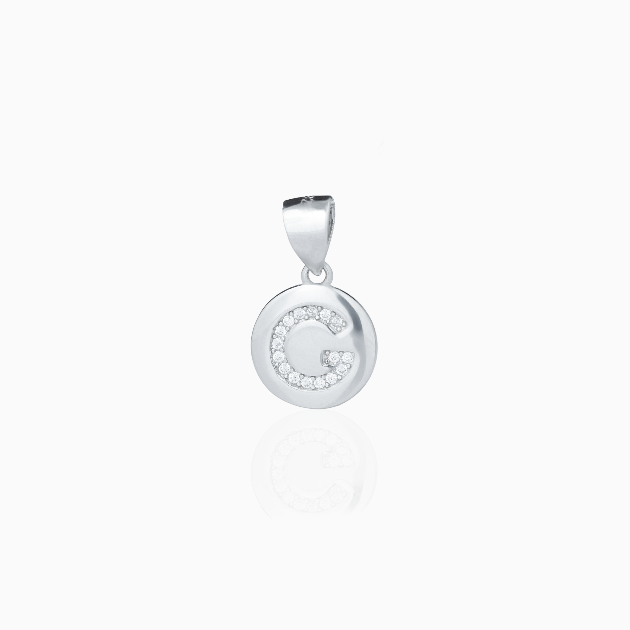 Silver Alphabet Pendant – Letter “G”