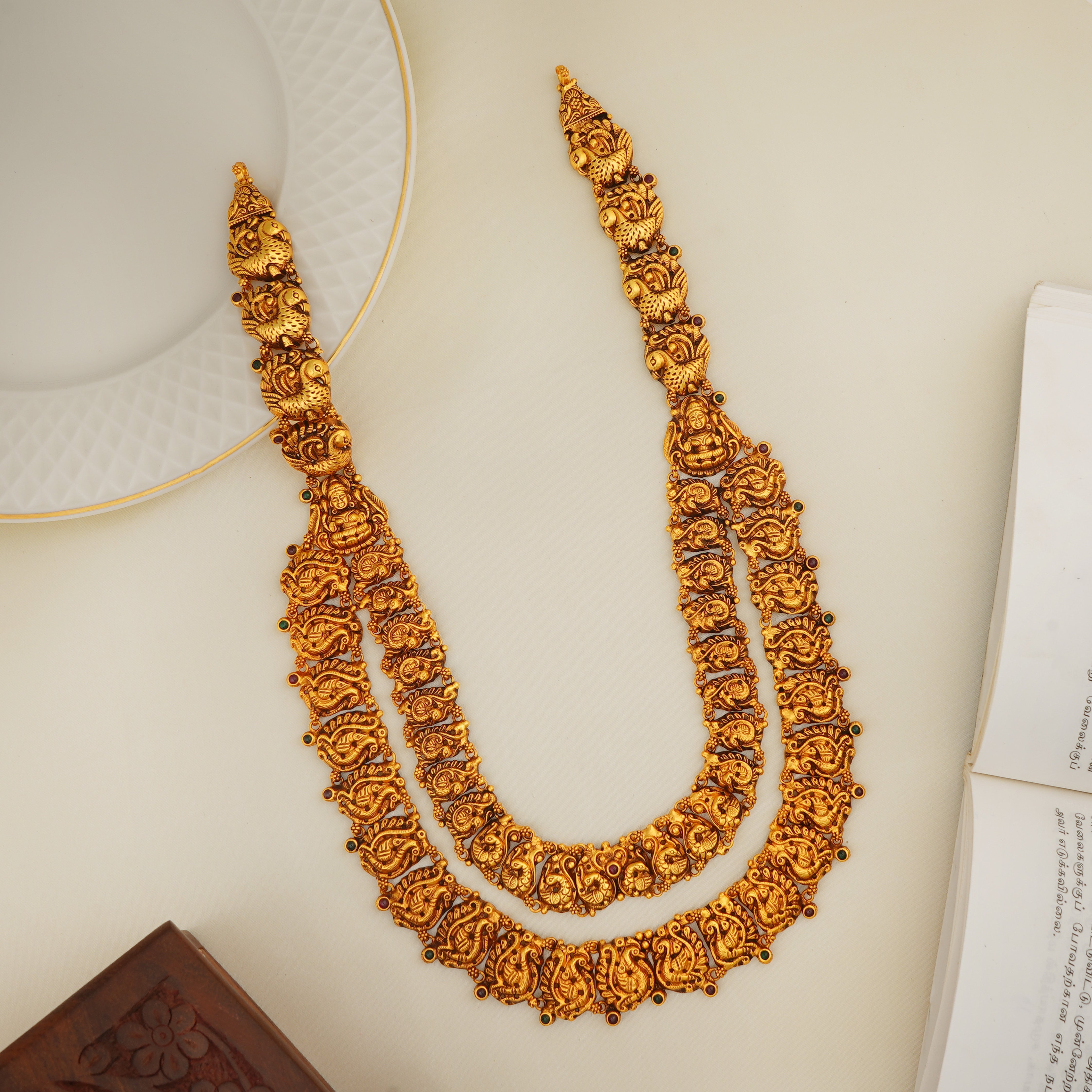 92.5 silver annam double layer temple haram