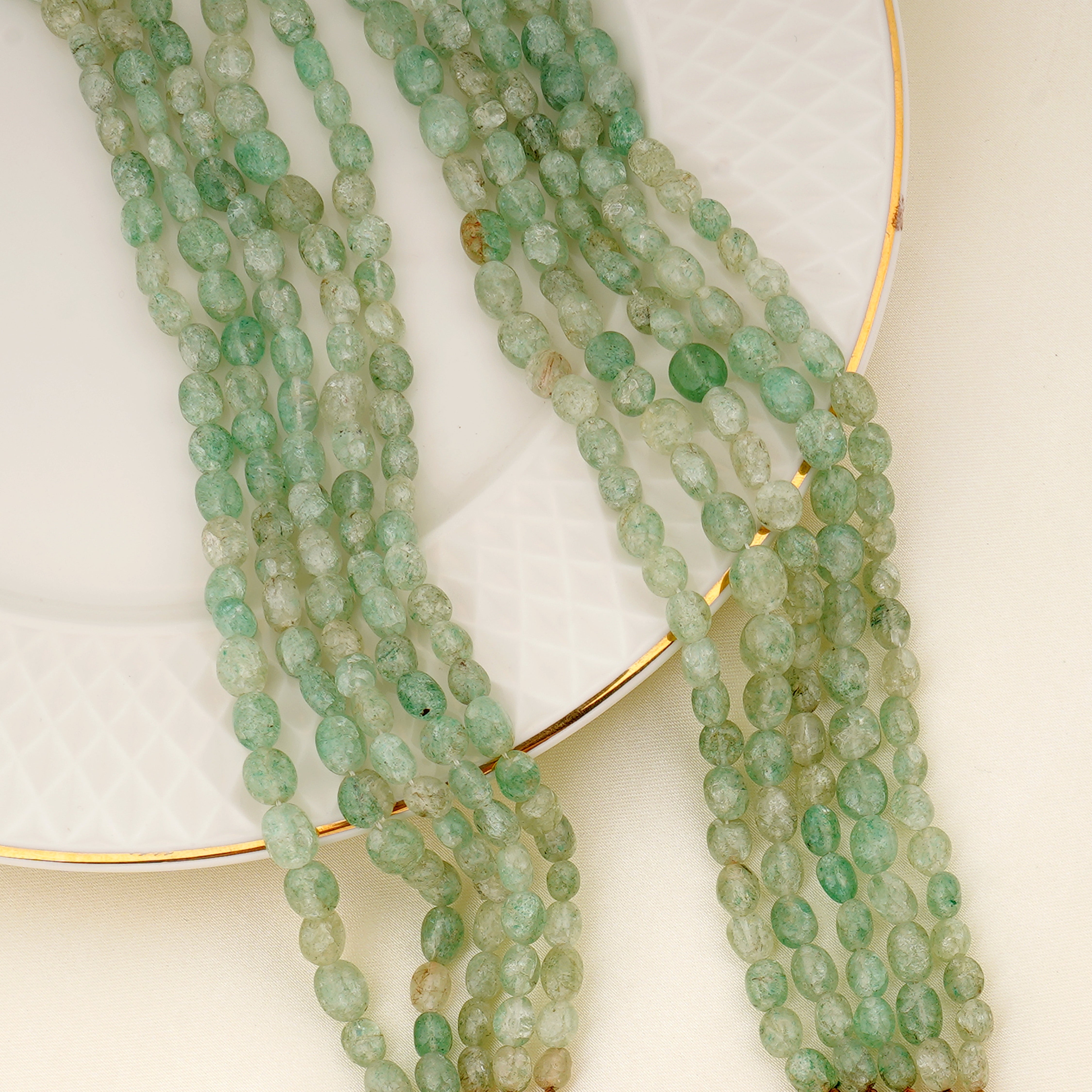 92.5 silver antique gold plated necklace