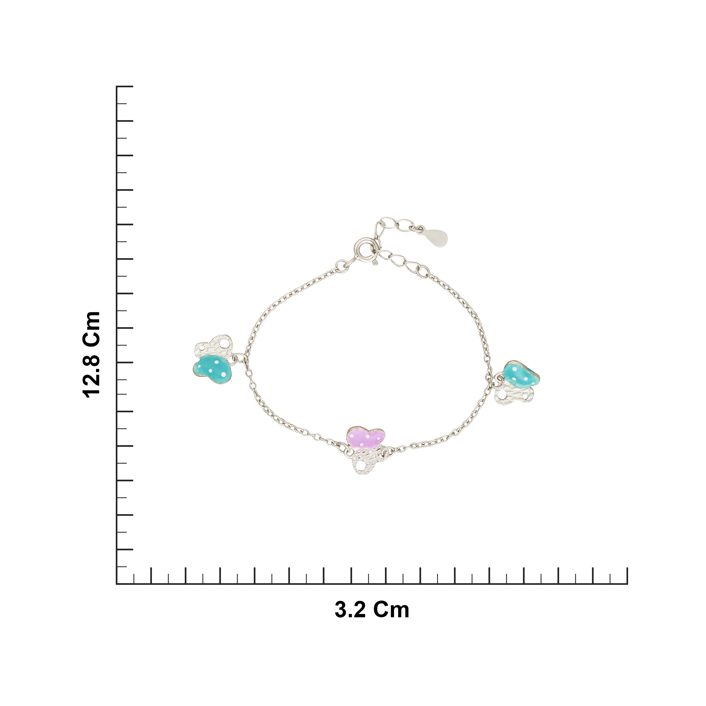 925 Silver Butterfly Bracelet Ishna