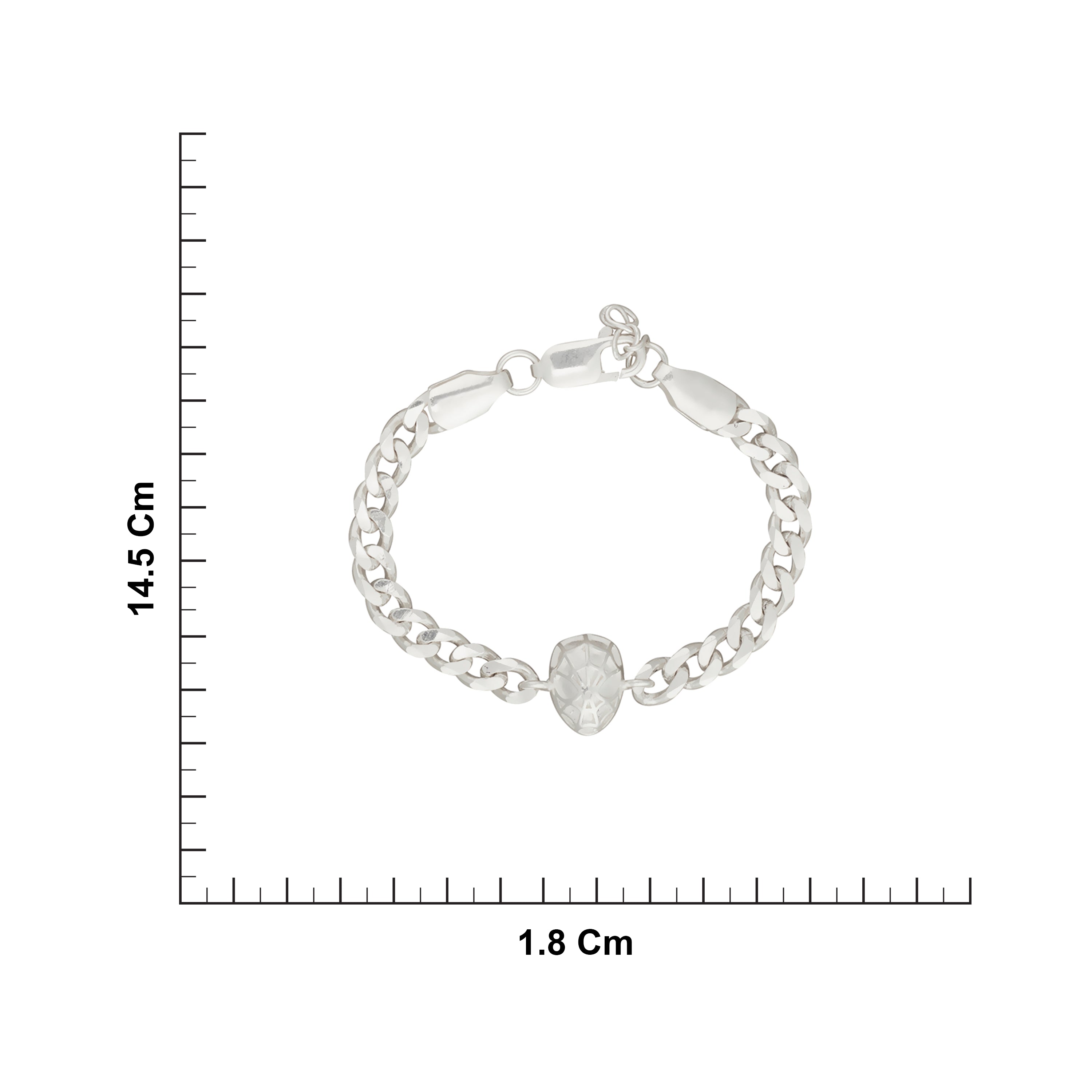 925 Silver Spiderman Bracelet Ishna