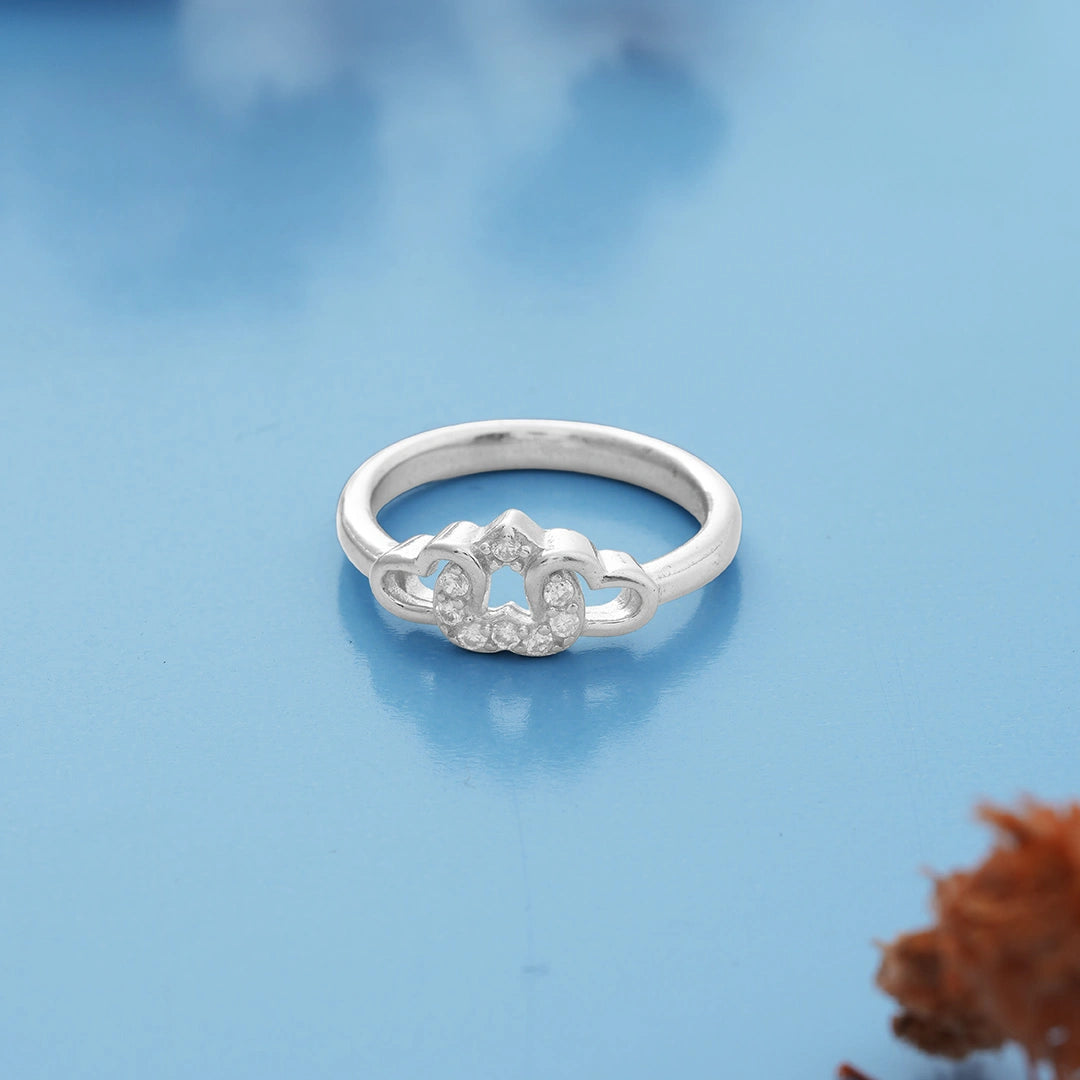 925 Sterling Silver Heart Ring Ishna