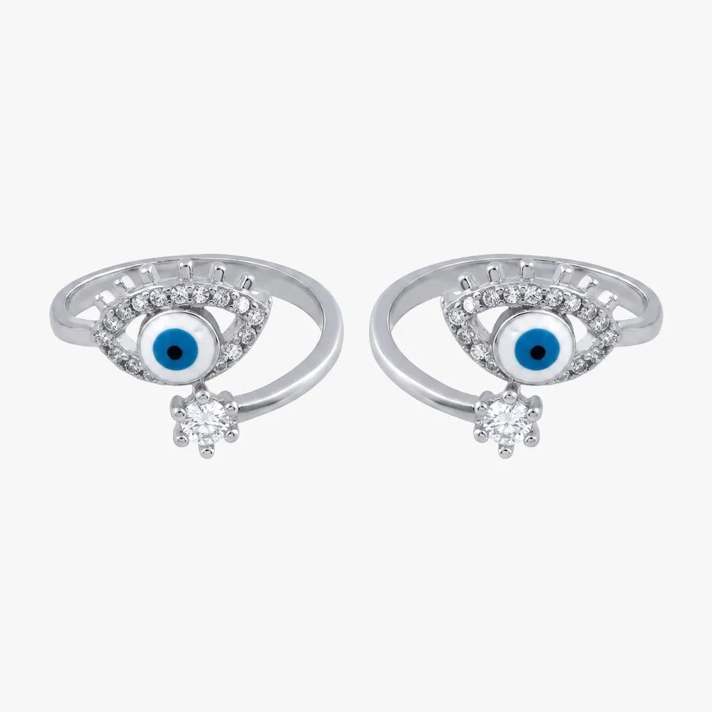 925 blue eye halo metti for women