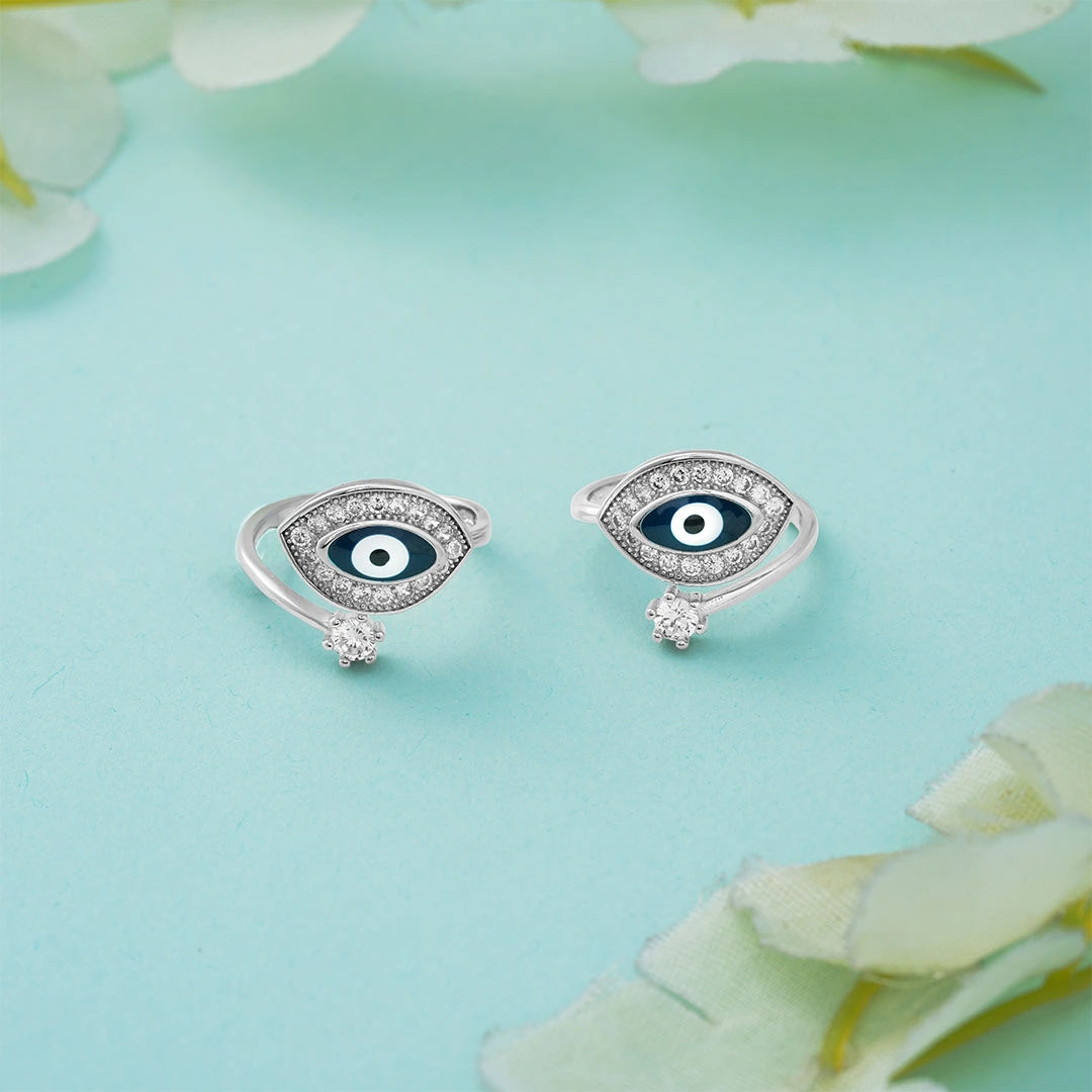 925 evil eye silver metti for women