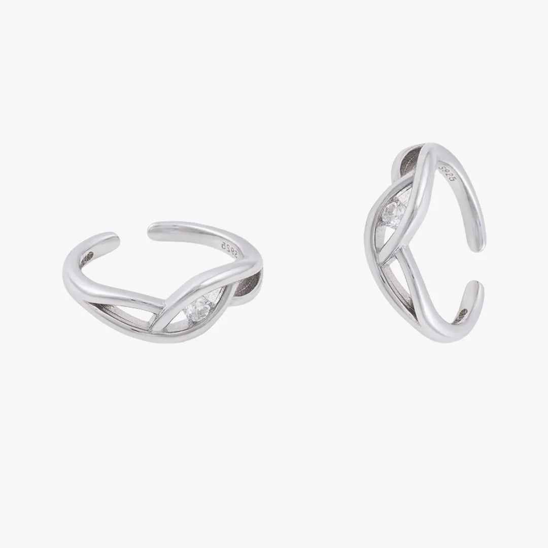 925 silver curve metti for women