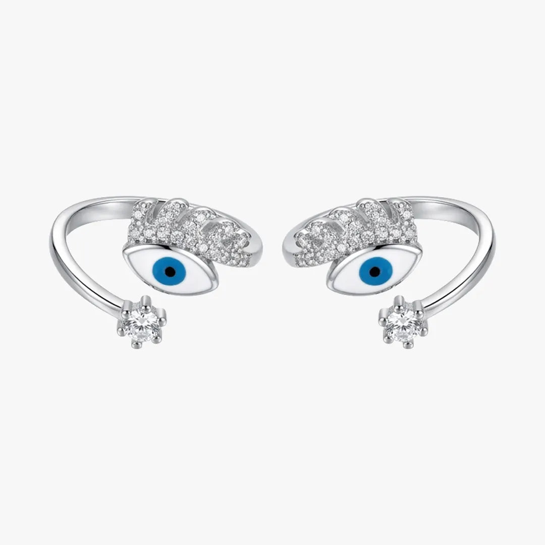 925 silver evil eye metti for women