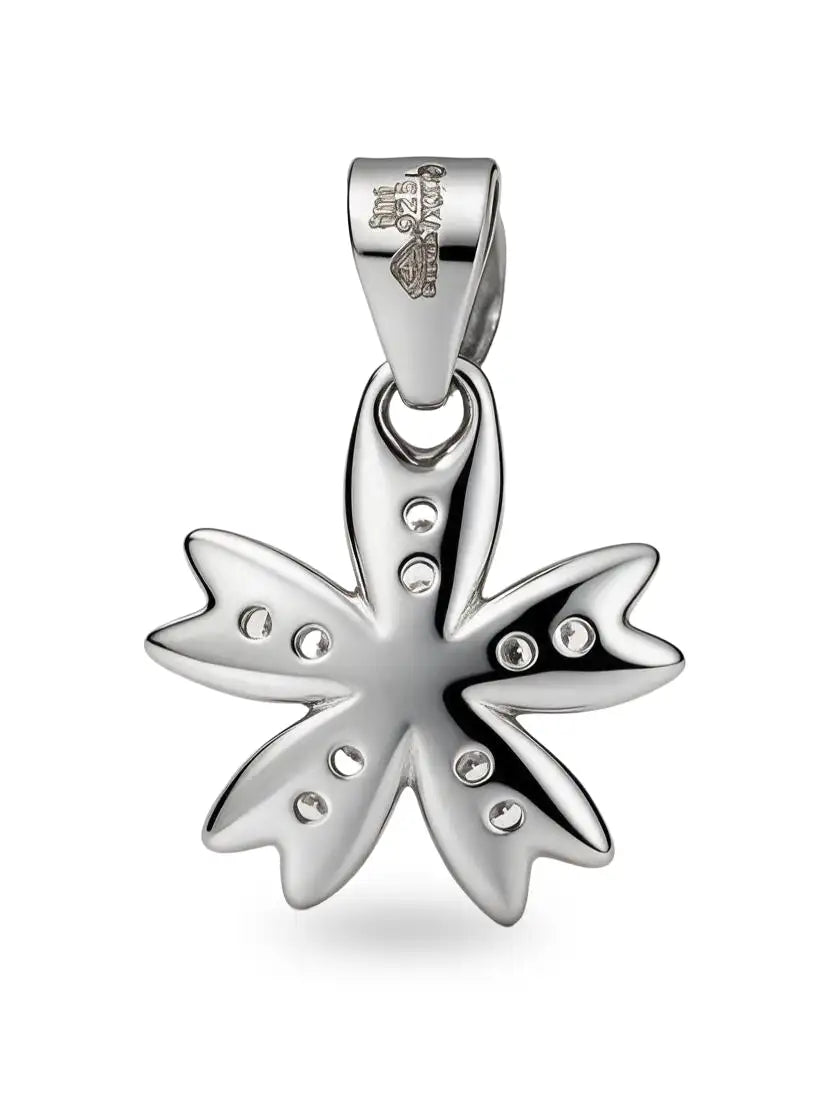 925 silver floral jewellery pendant