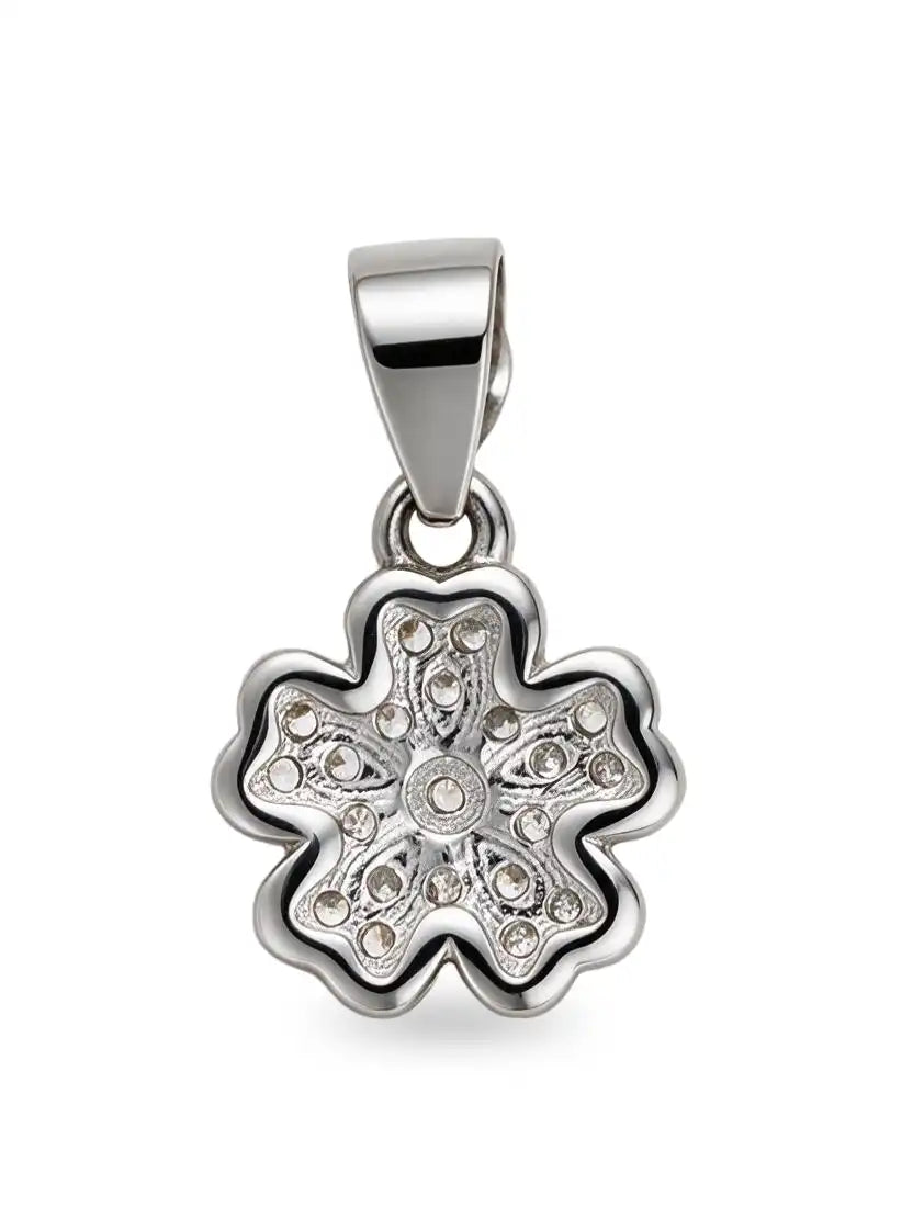 925 silver flower jewellery pendant