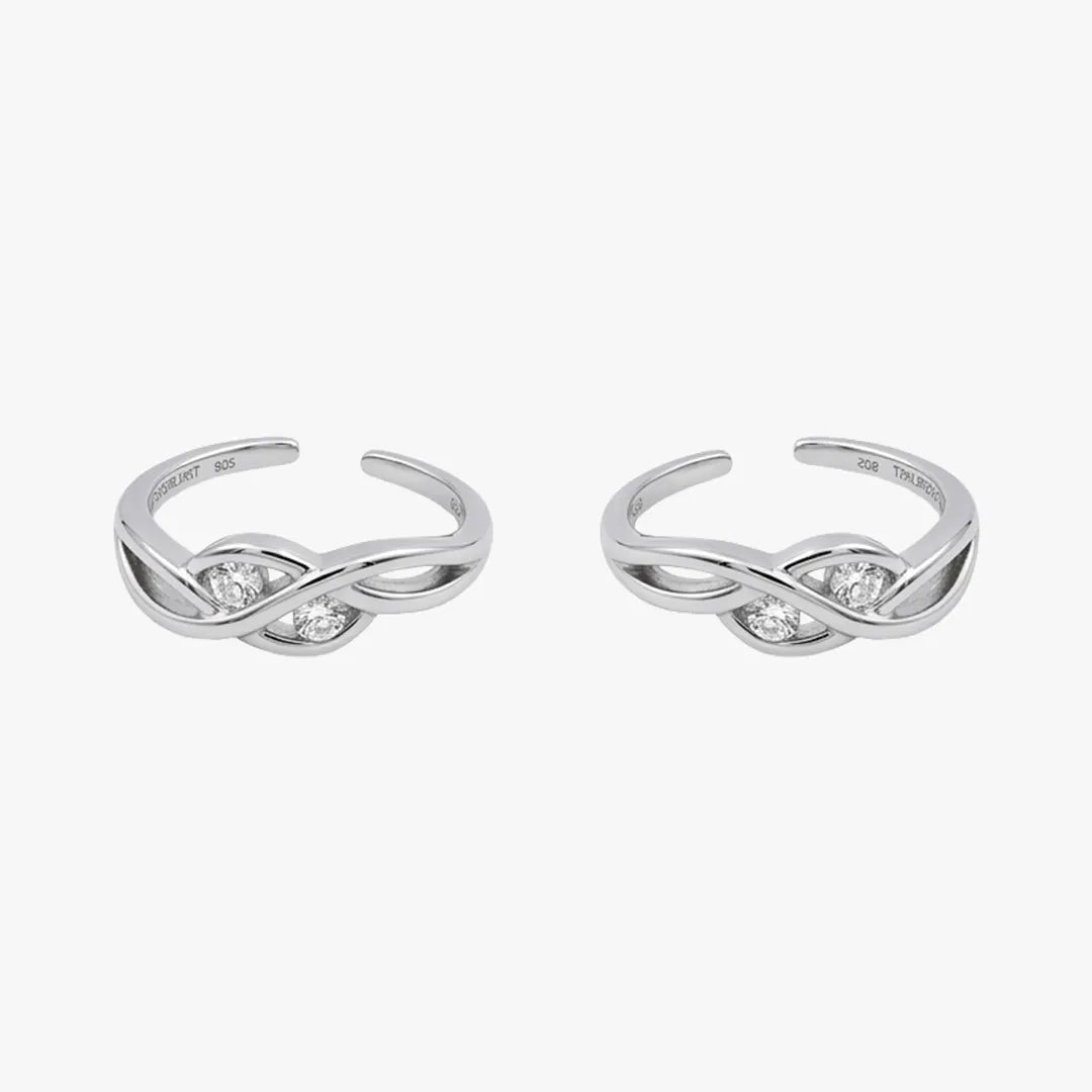 925 silver infinity metti for women