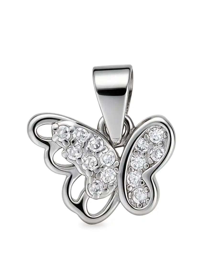 925 sterling silver butterfly pendant