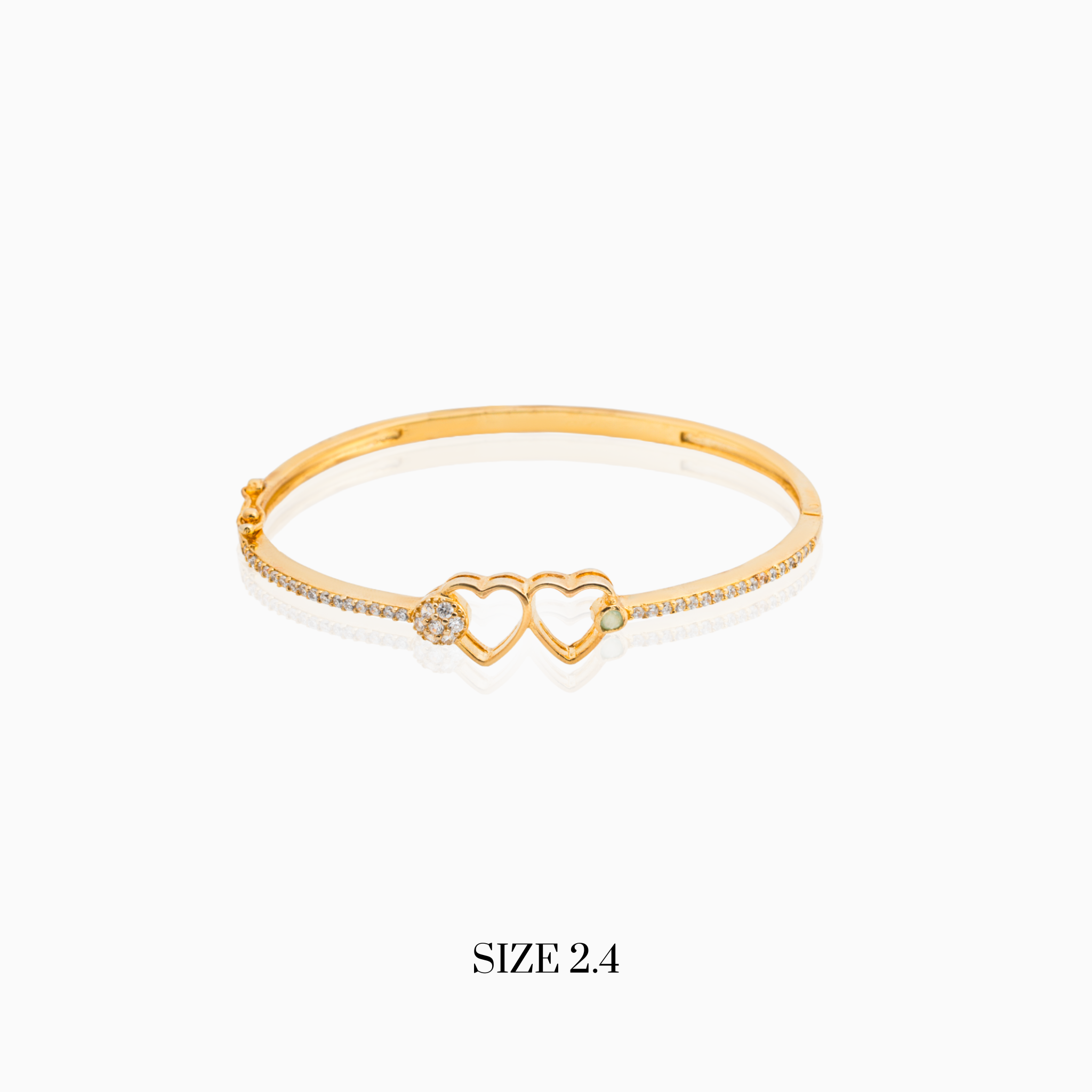 925 sterling silver heart bracelet